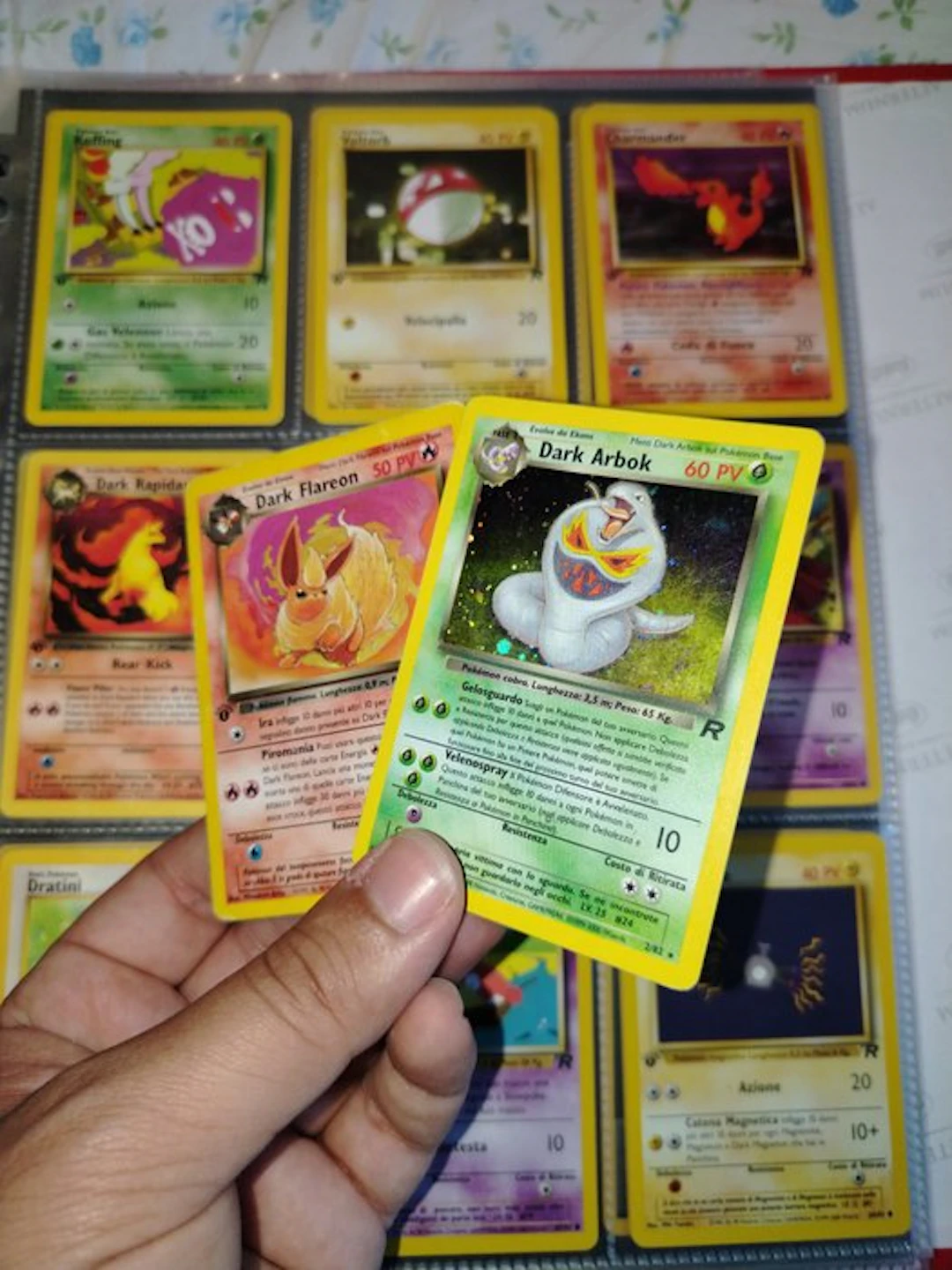 Pokémon - 27 Card - Arbok Holo - WOTC - Team Rocket