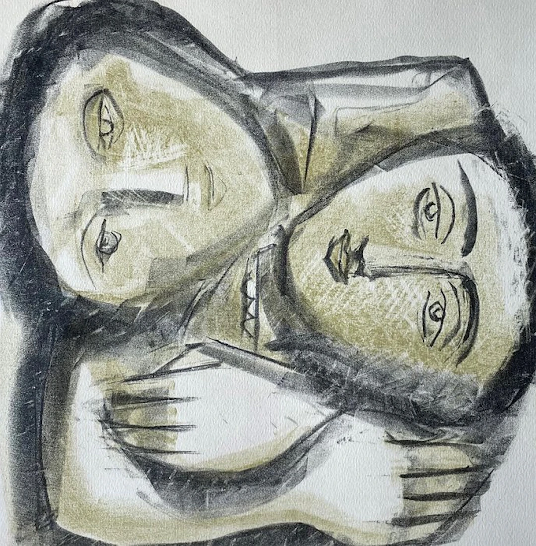 Massimo Campigli (1895-1971) - L'abbraccio (1952)