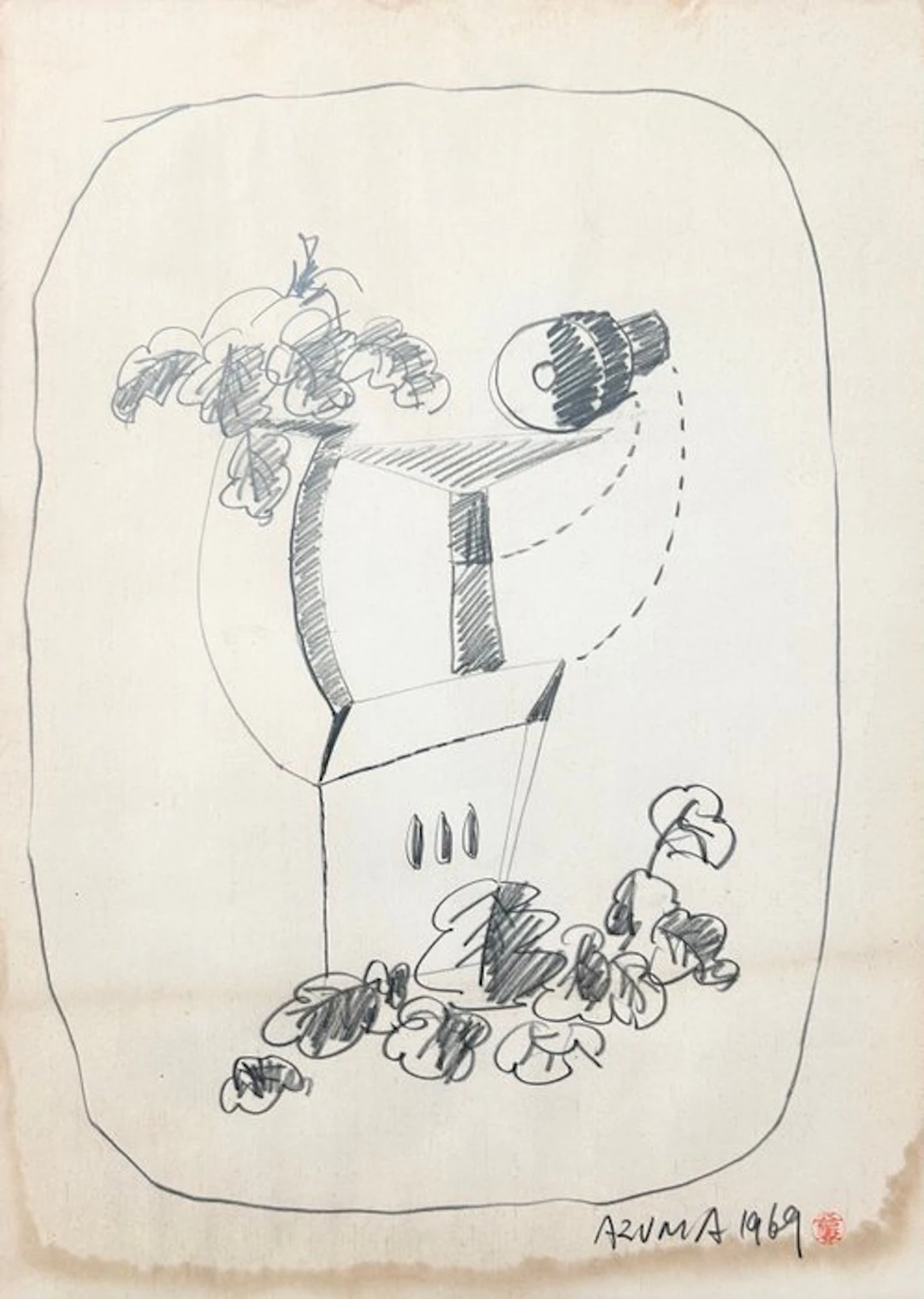 Kengiro Azuma (1926–2016) - Senza titolo - disegno a...