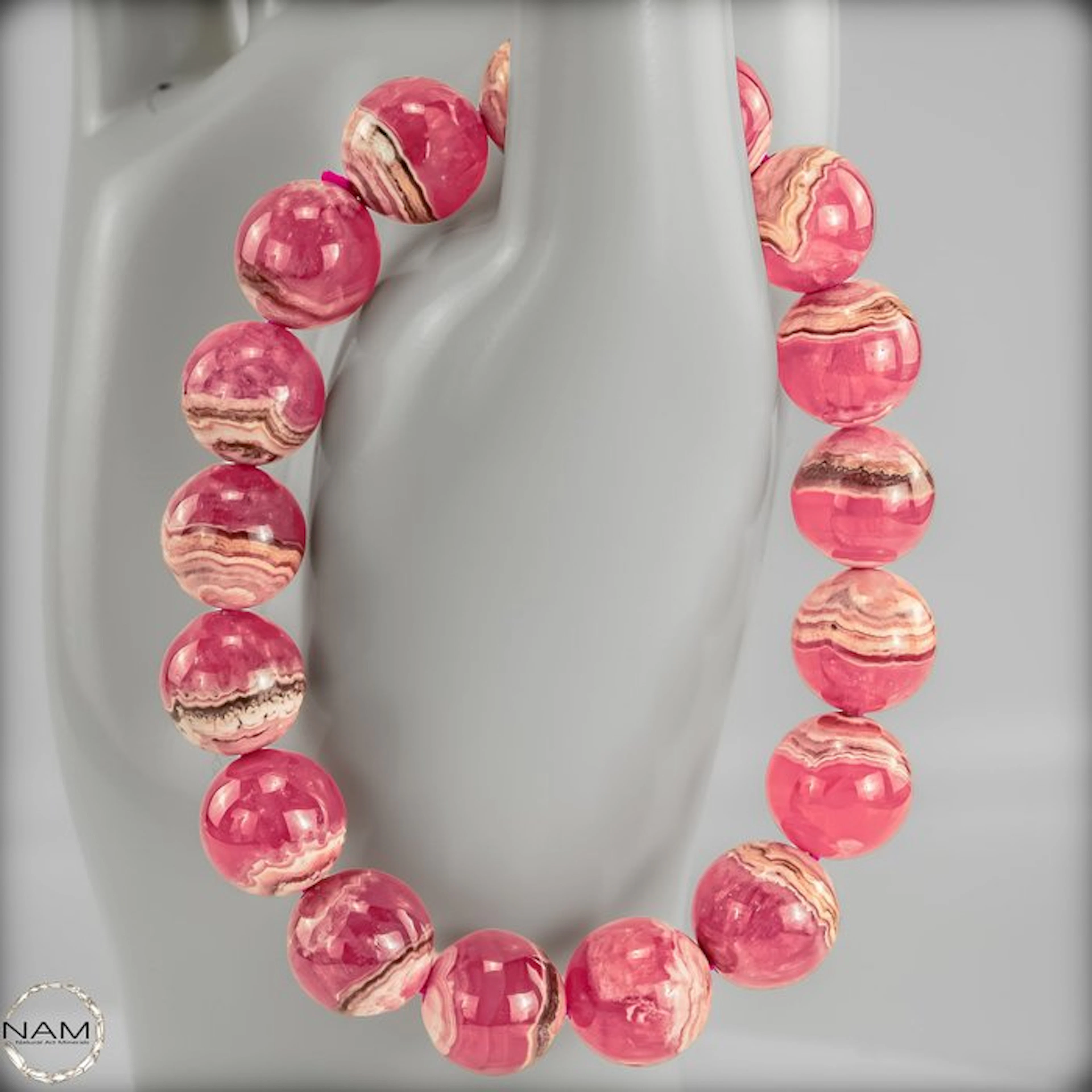 Rhodochrosite Crystal Bracelet – High Quality Gemstone...
