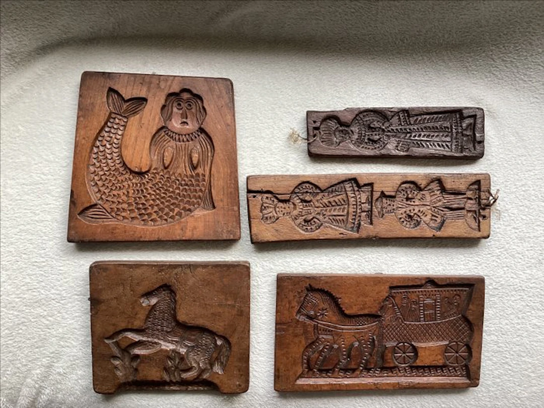 Shelf (5) - Wood - 5 speculaas boards