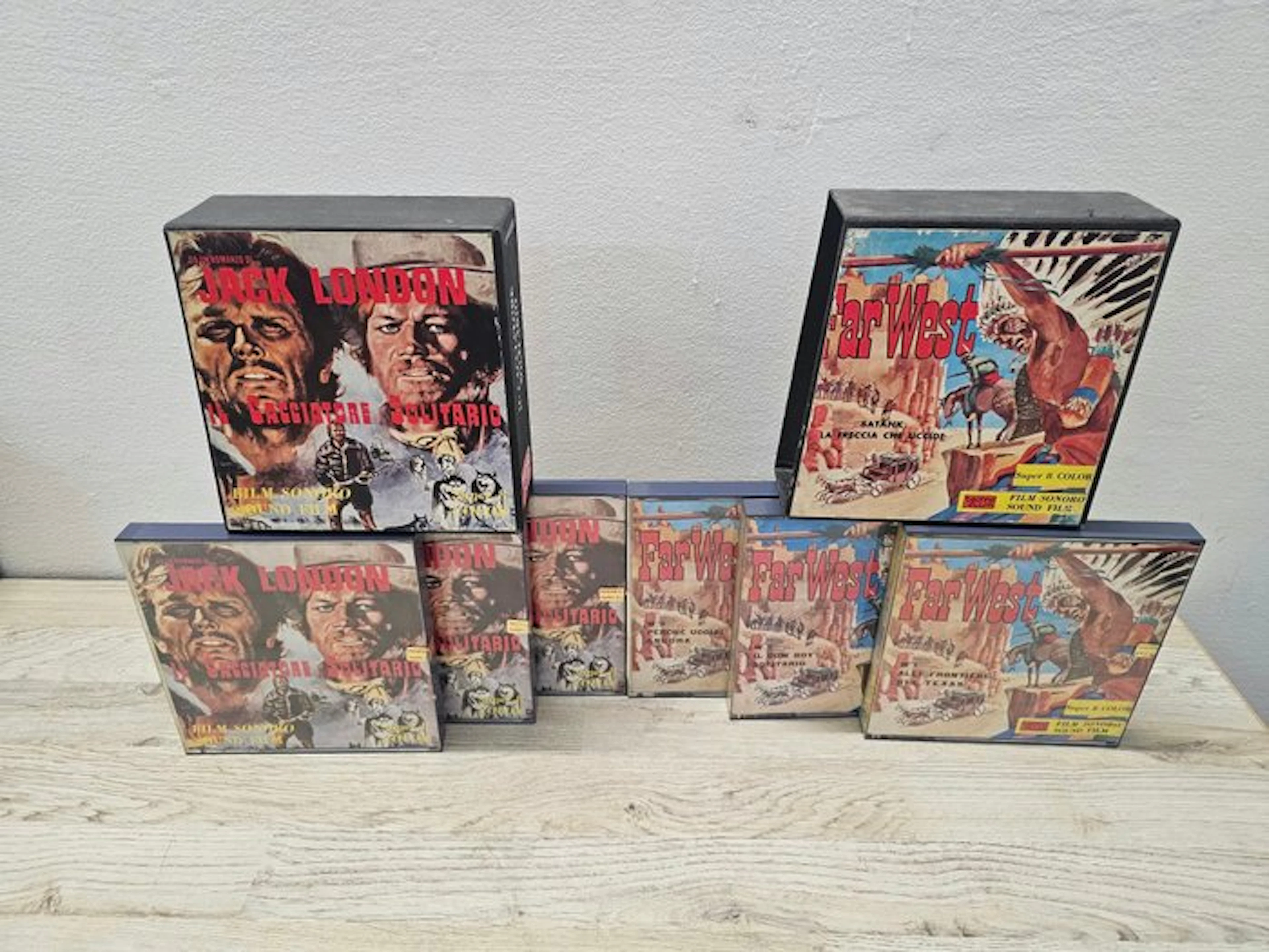 Techno Film Lotto di 6 Pellicole Super 8 Color Sonore Movie 8 mm