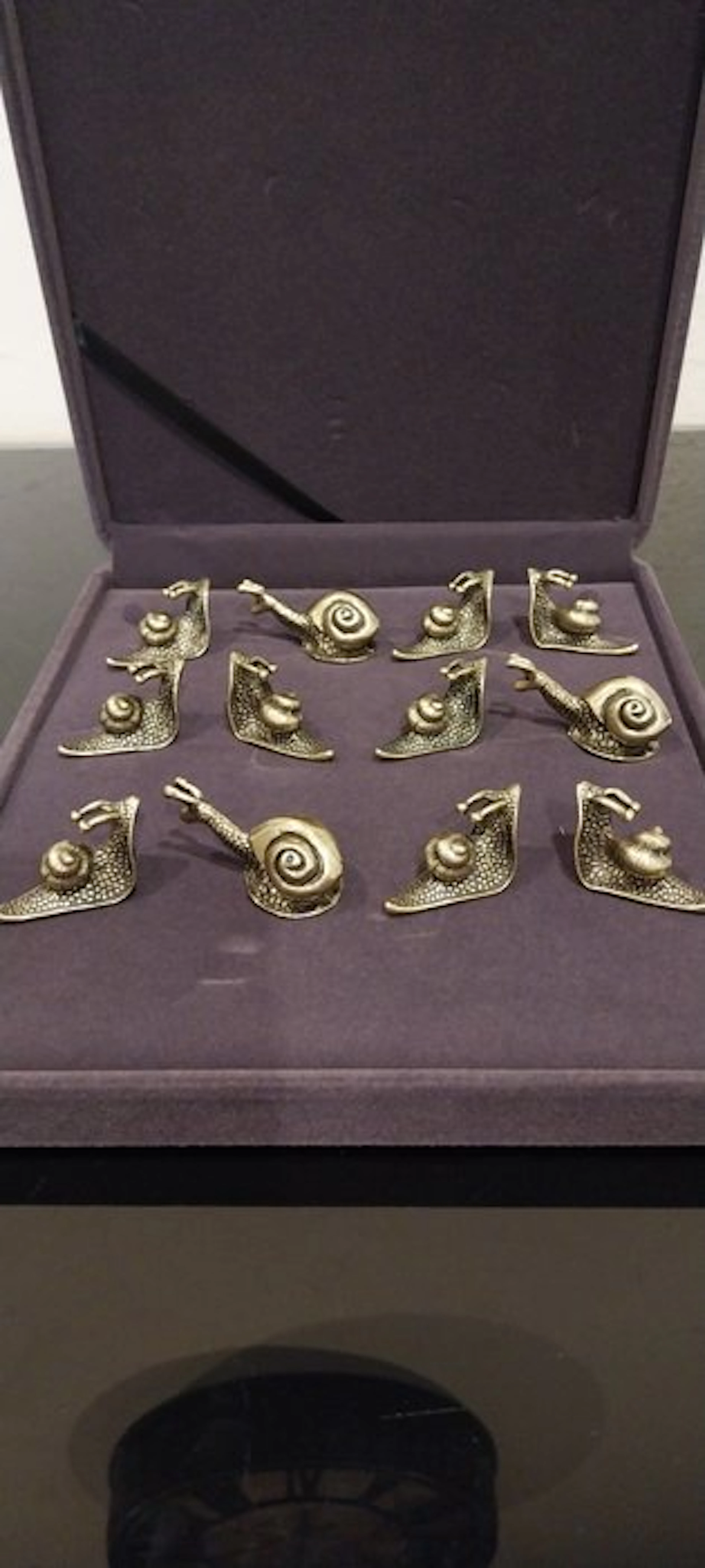 Knife rest (12) - Escargots - Metal - Escargots