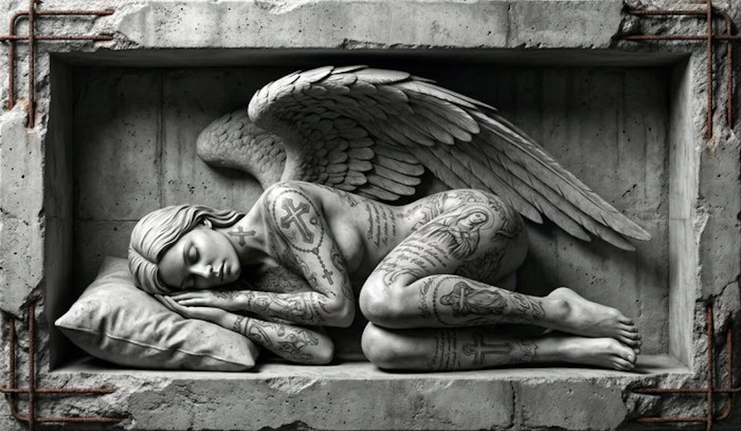 Artxlife - The Sleeping Tattooed Cement Angel