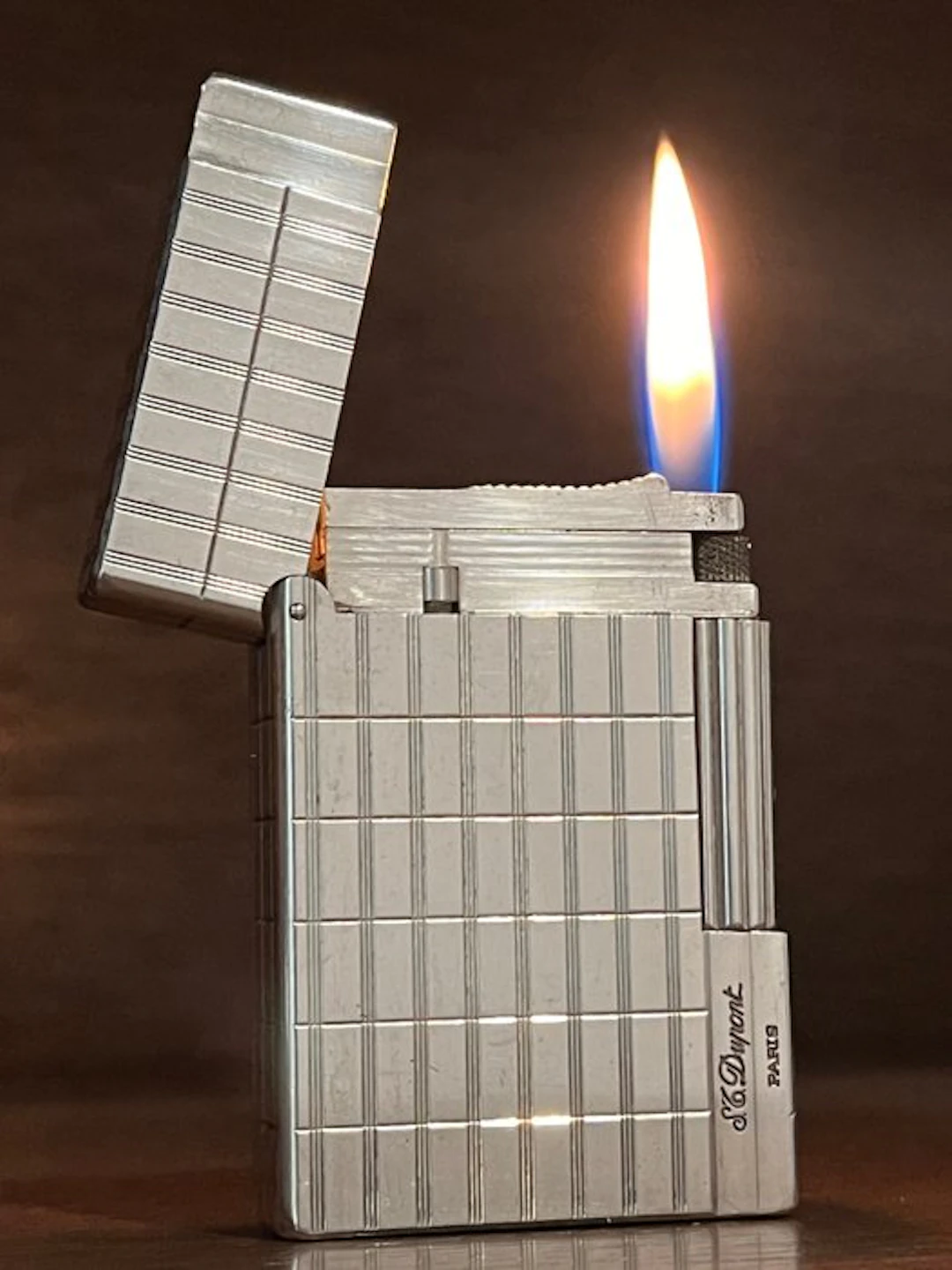S.T. Dupont, gatsby - Line 2 - Lighter - Silver plated