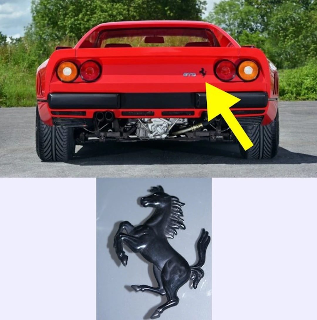 Ferrari 288 GTO Black Horse Emblem (New Old Stock) - Ferrari - Extremely Rare