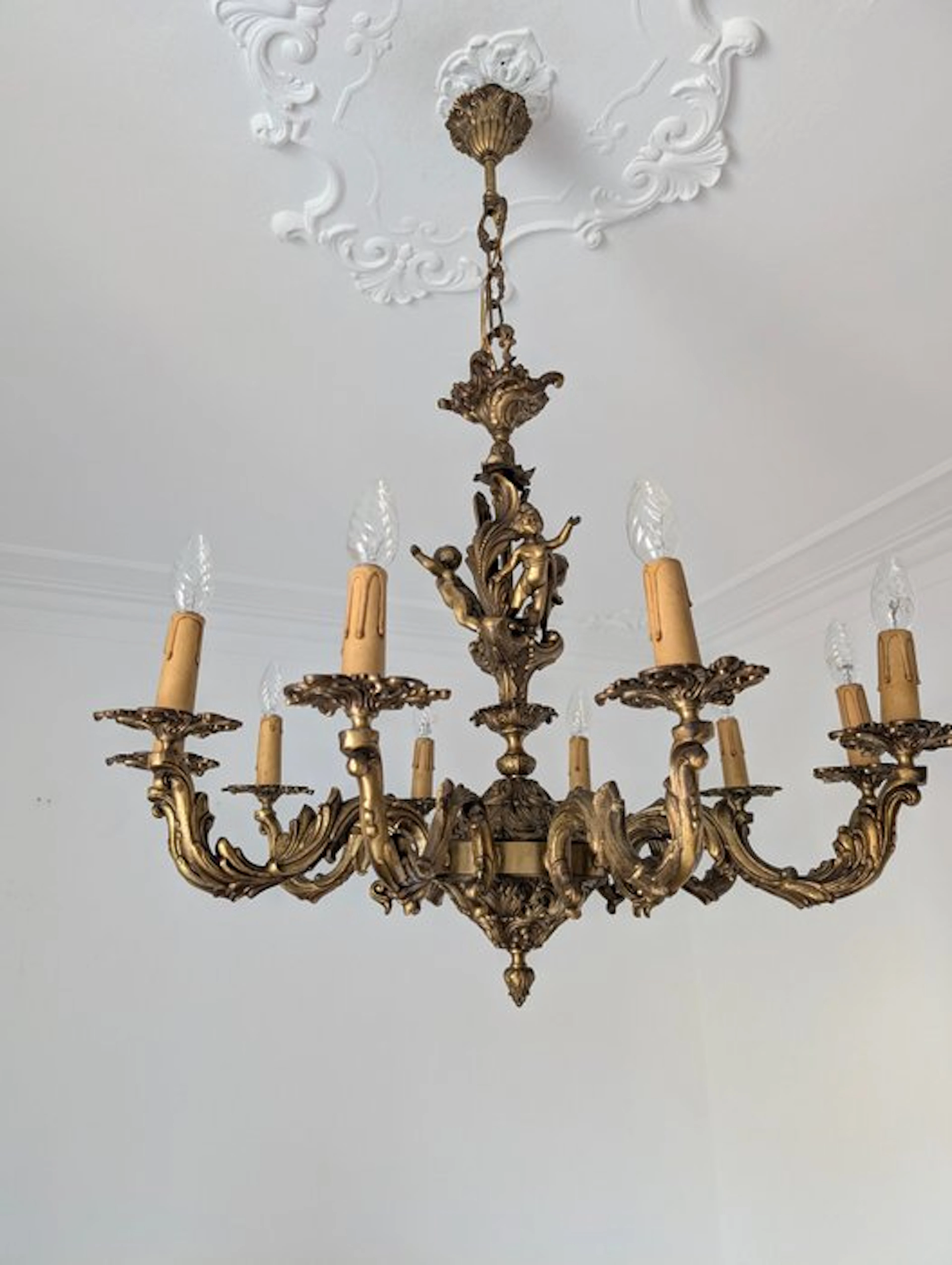 Chandelier - Bronze - Baroque giant