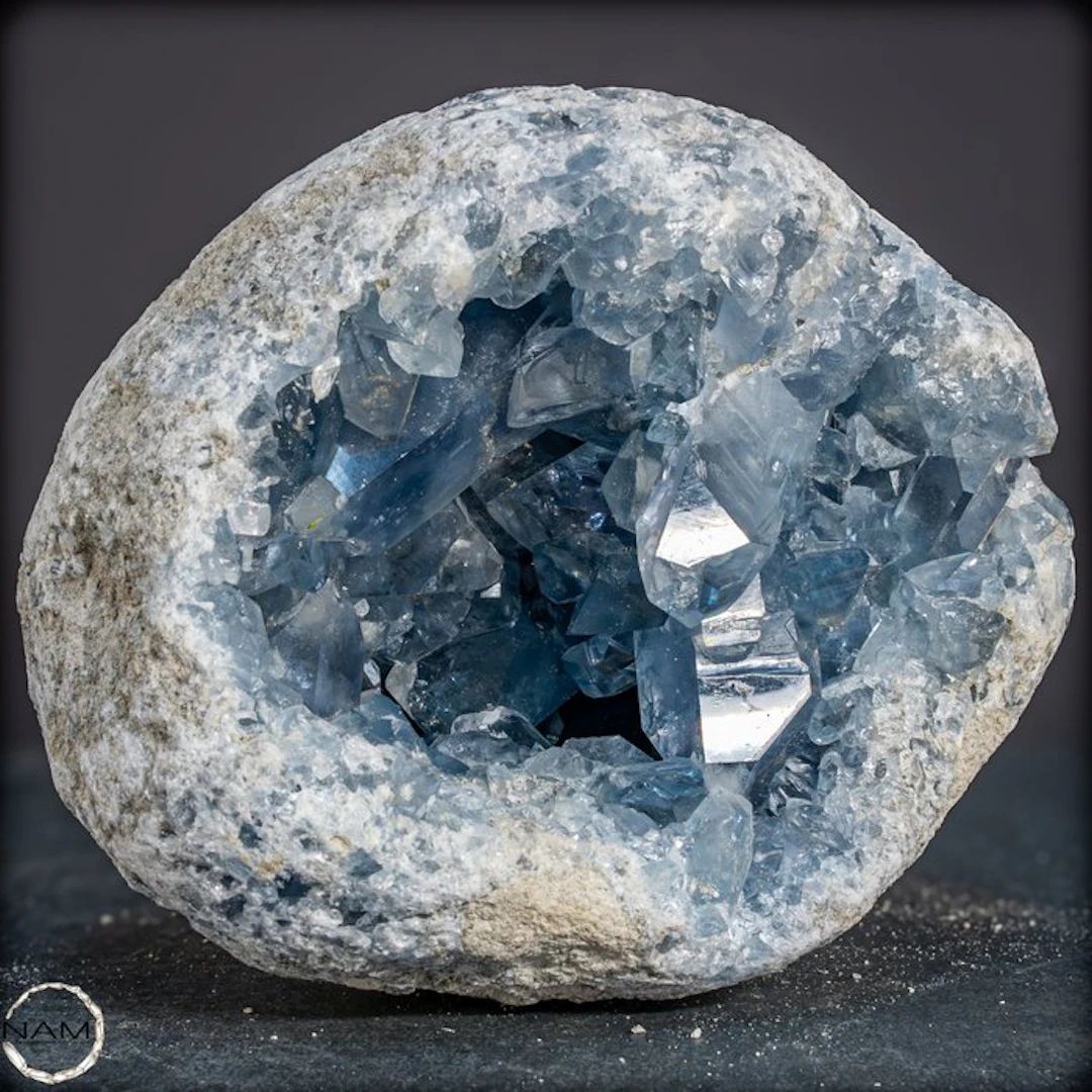 Natural Celestite druse – Sky-blue treasure from the earth.- 5822.33 g