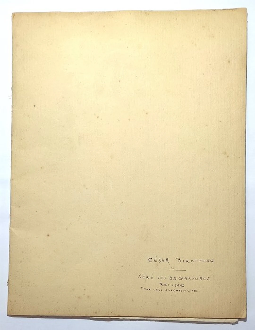 Document - Balzac - César Birotteau – Série des 29...
