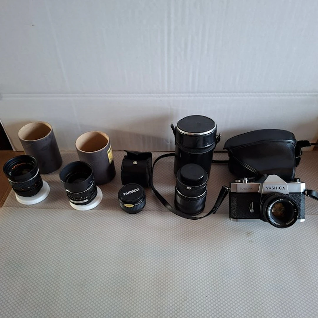 Yashica TL-Electro + lenzen + acc. | Analogue camera