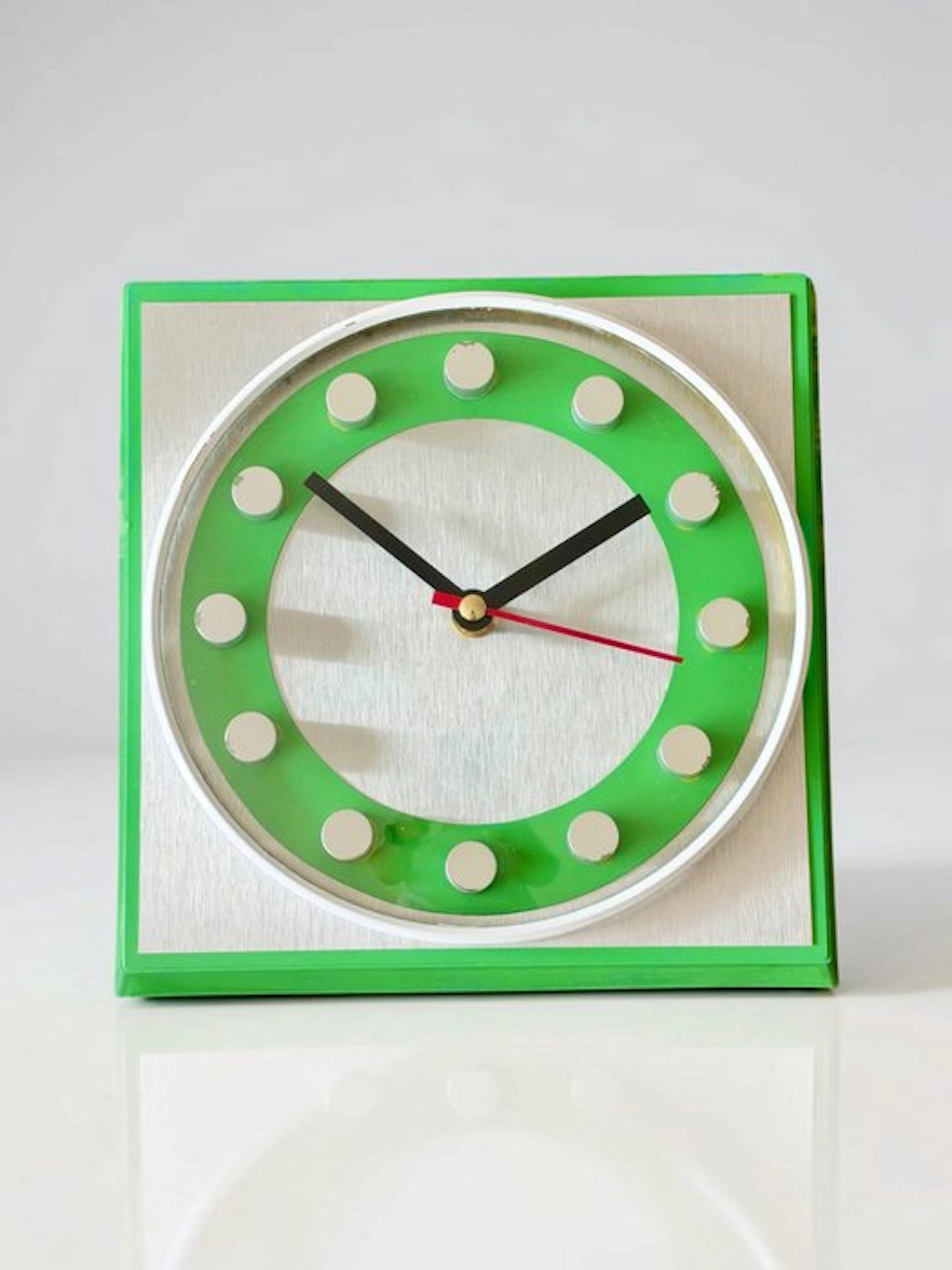 Wall clock - Juwelier Hörl Prototype - Mid-century modern Steel - 1970-1980