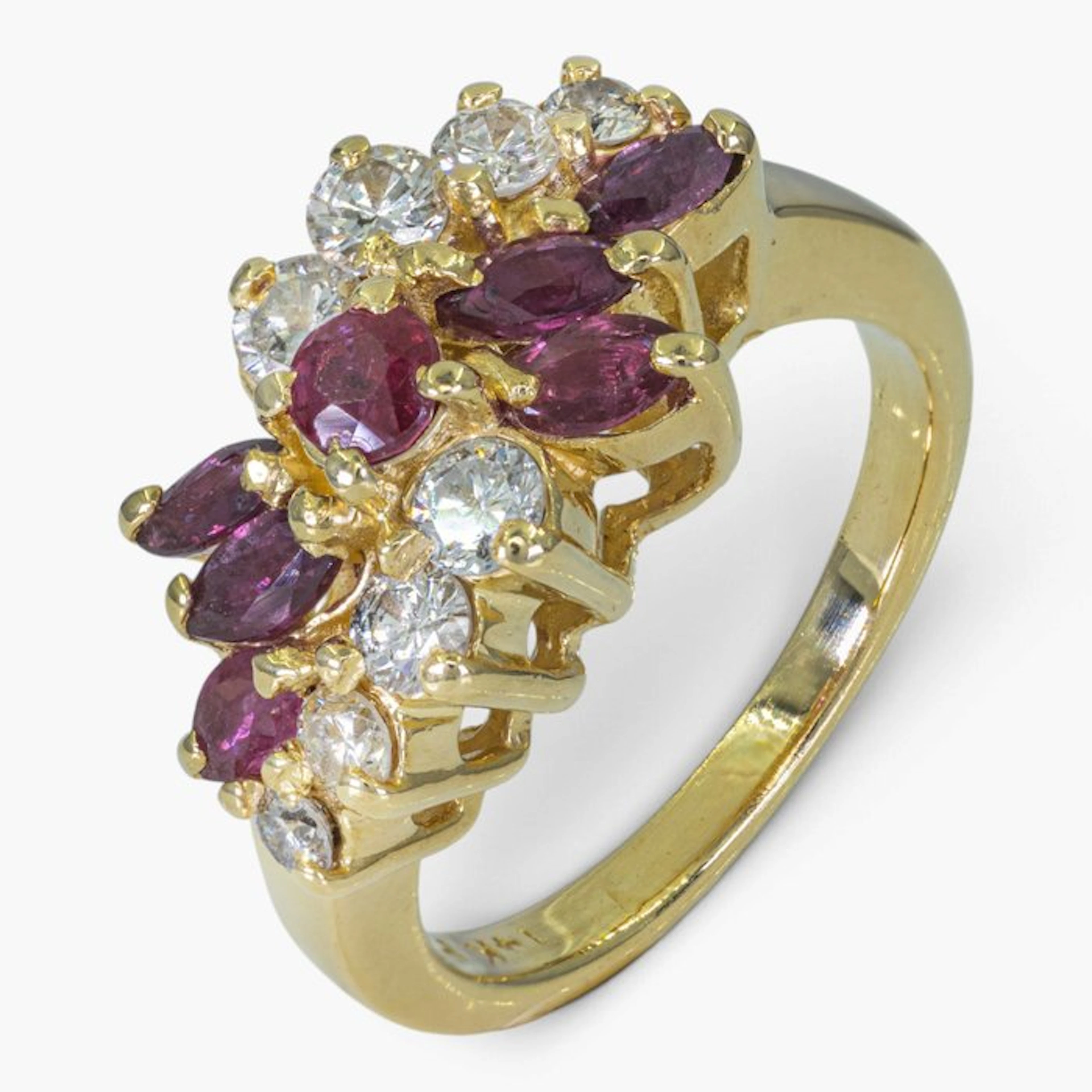 No reserve price - Ring - 14 kt