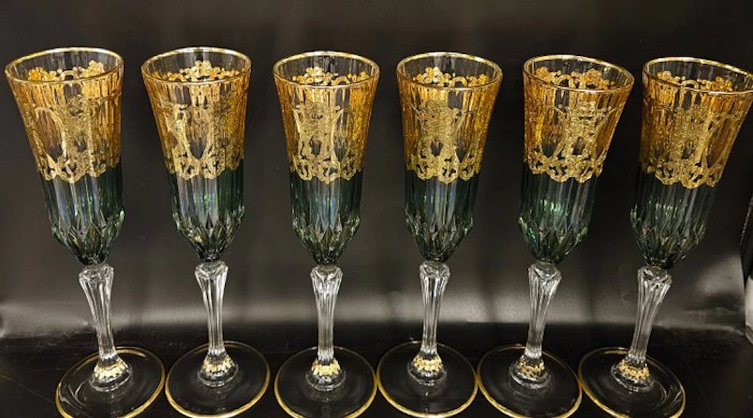 ISMIE LUX antica bottega veneta - Drinking service (6)...