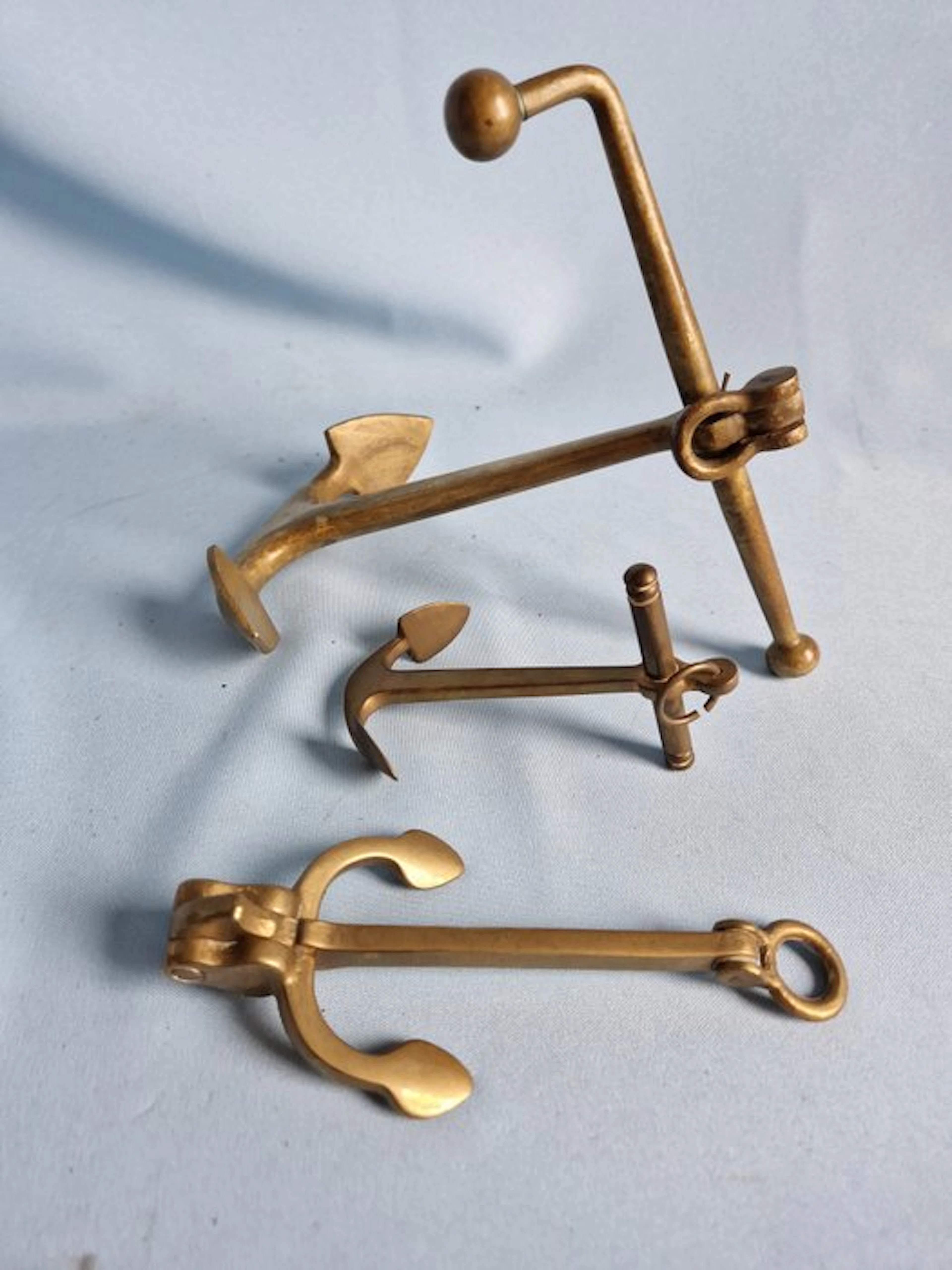 Decorative anchors (3) - Brass