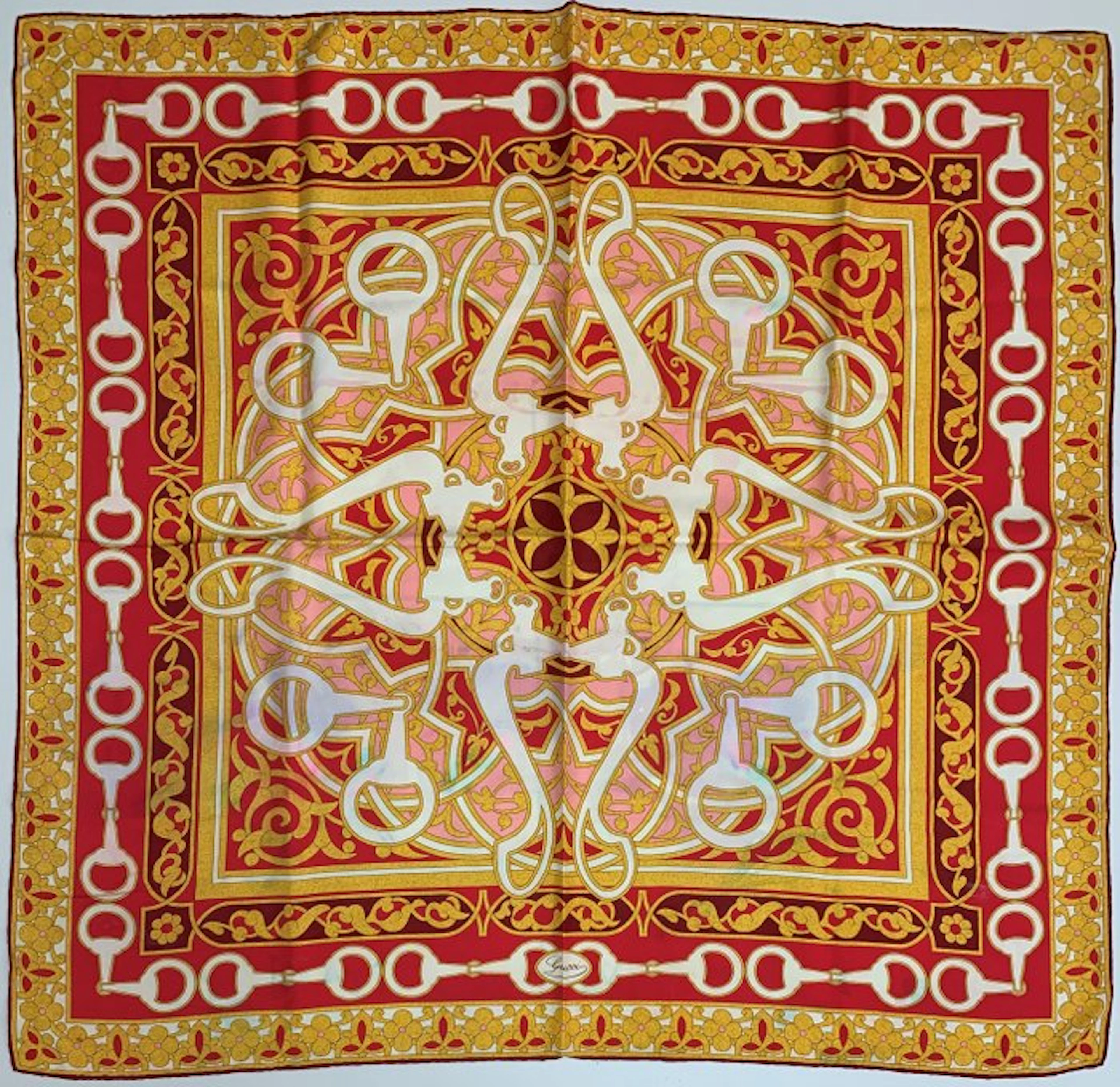 Gucci - monogramma selleria - Foulard