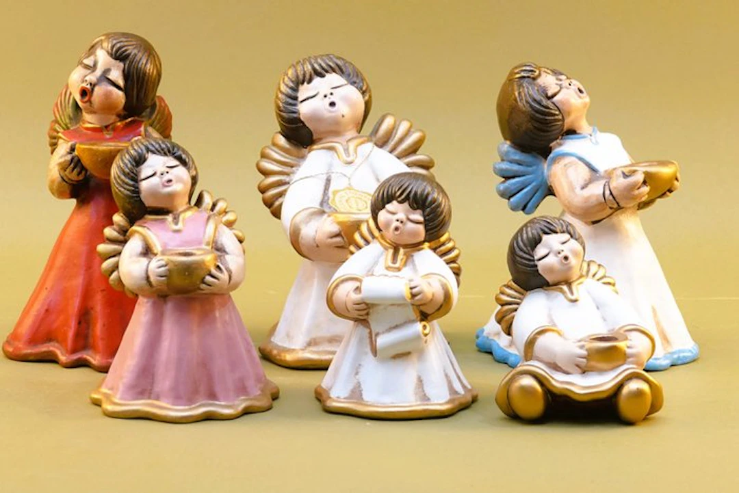 Bozner Engel (6) - Vintage - Ceramic - 1960-1970 - THUN Bolzano