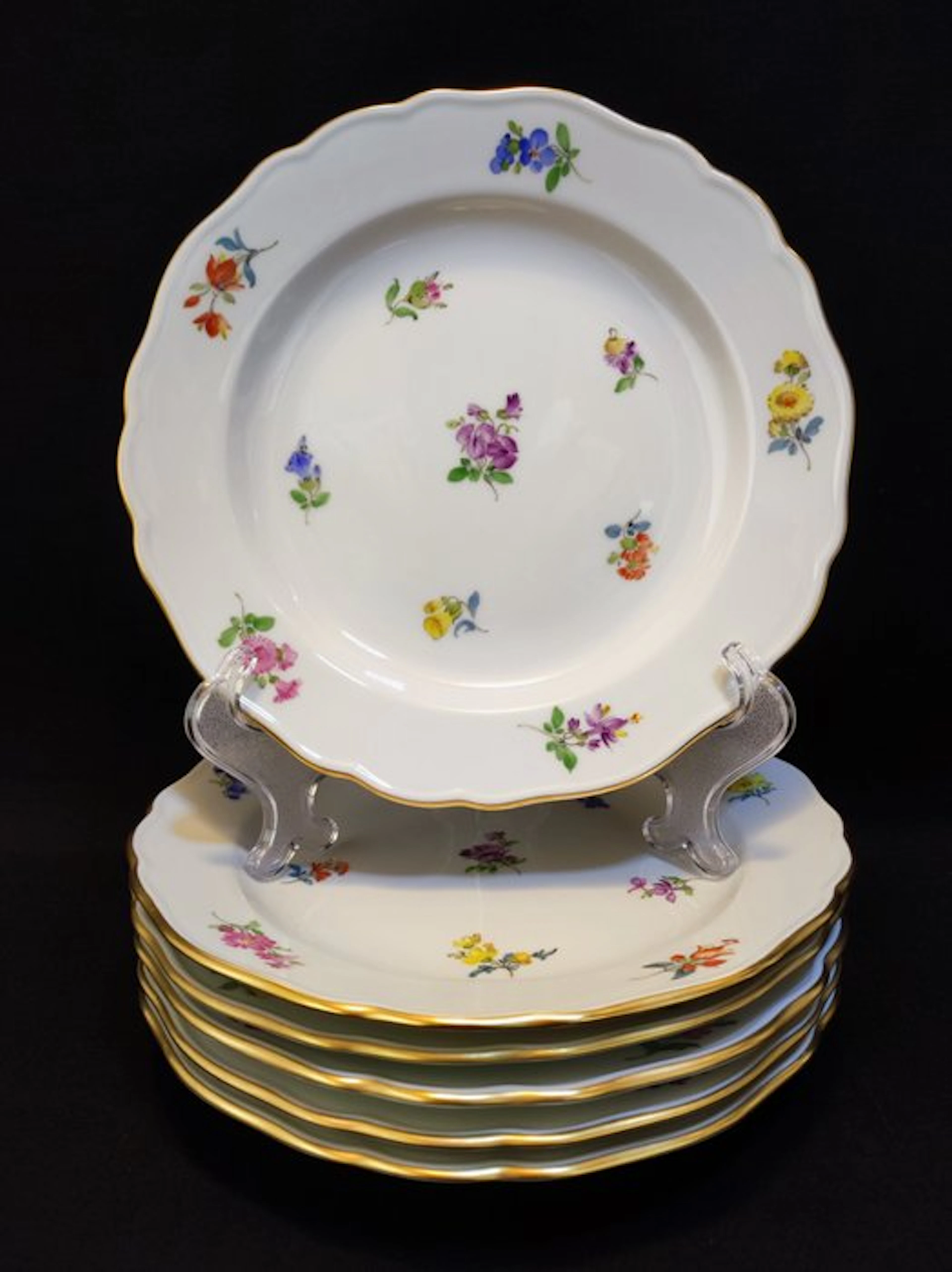 Meissen - Plate (6) - Ø 18,3 cm 6er Set...