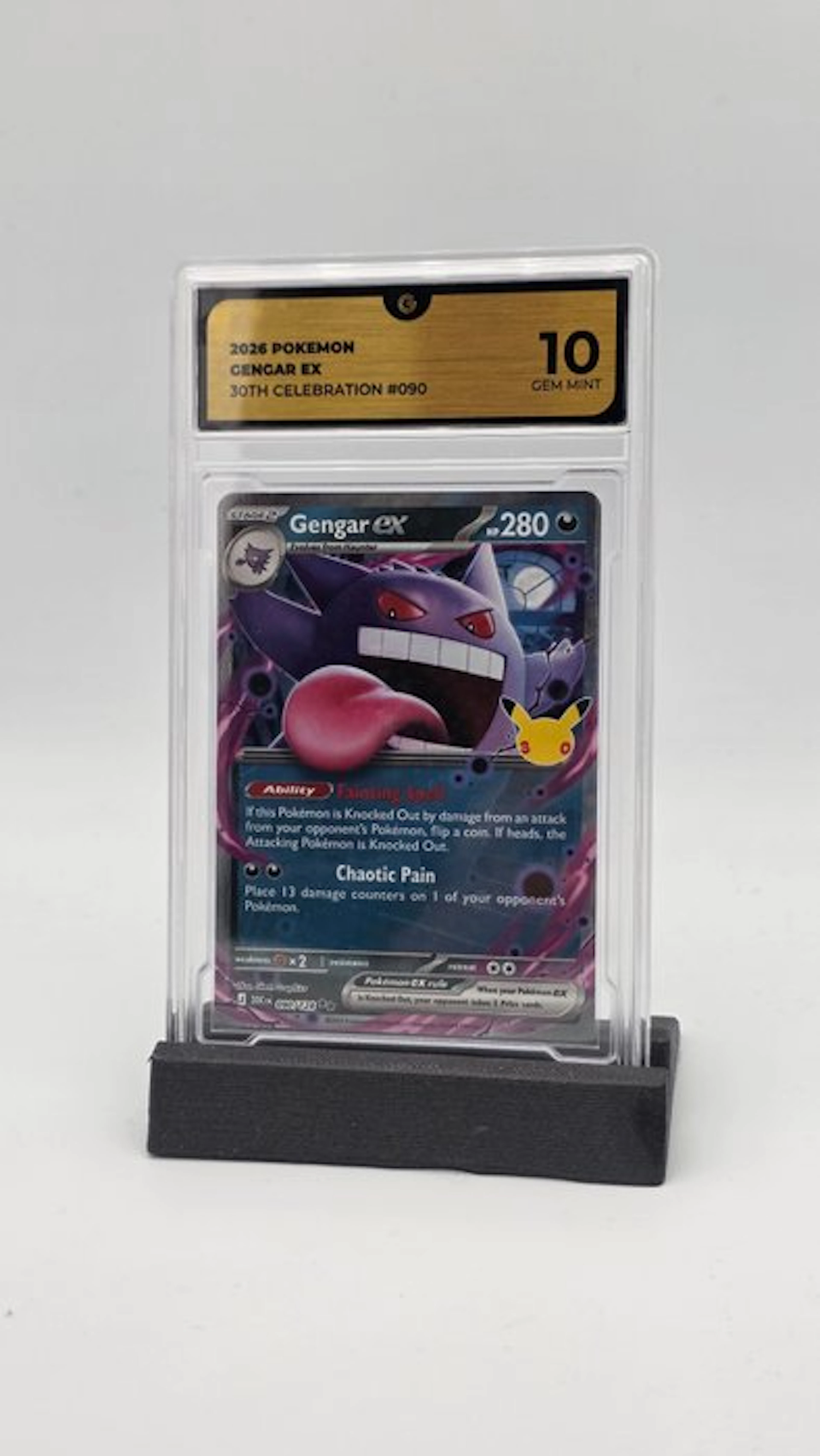 Pokémon - 1 Graded card - Gengar 090 Foil - GG 10 - Mega Evolution
