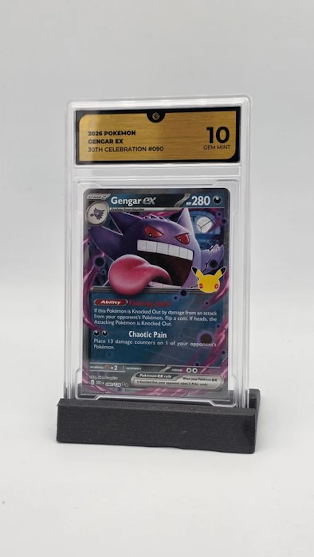 Pokémon - 1 Graded card - Gengar 090 Foil - GG 10 - Mega Evolution