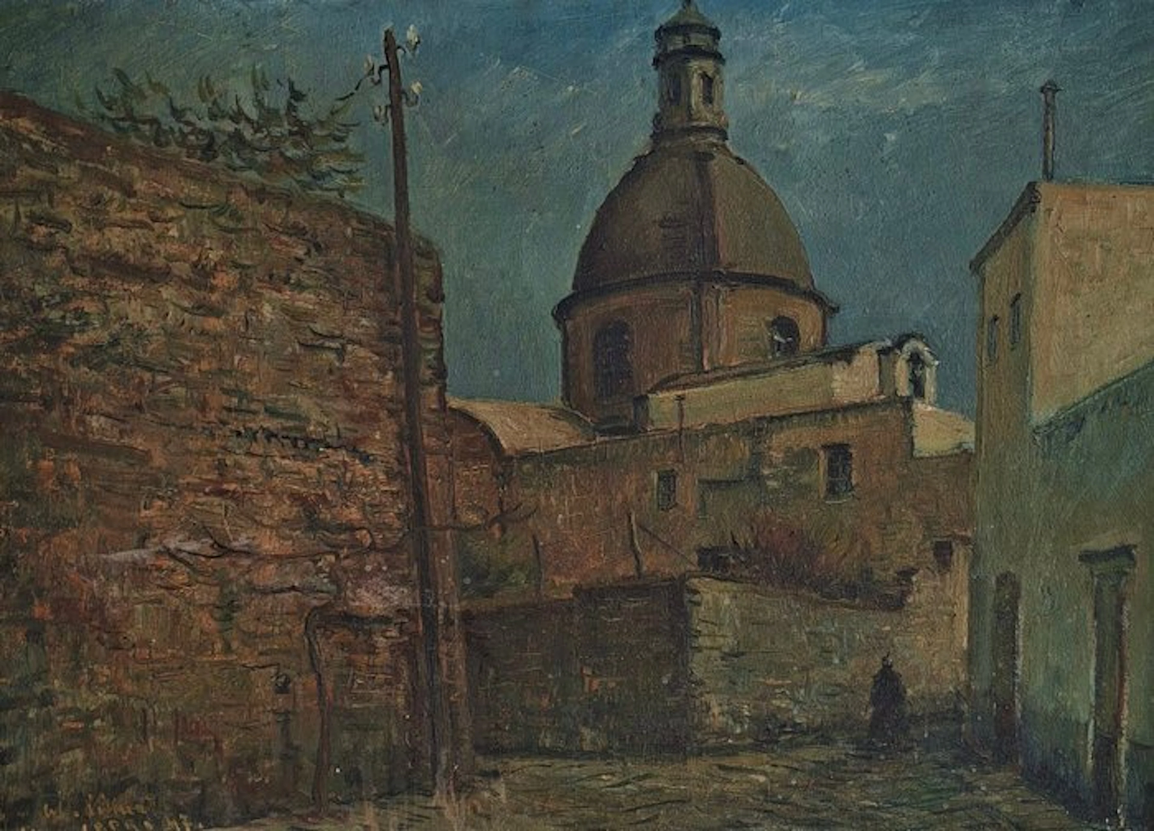 Alois Kohout (1891-1981) - Scorcio di Anacapri (Capri)