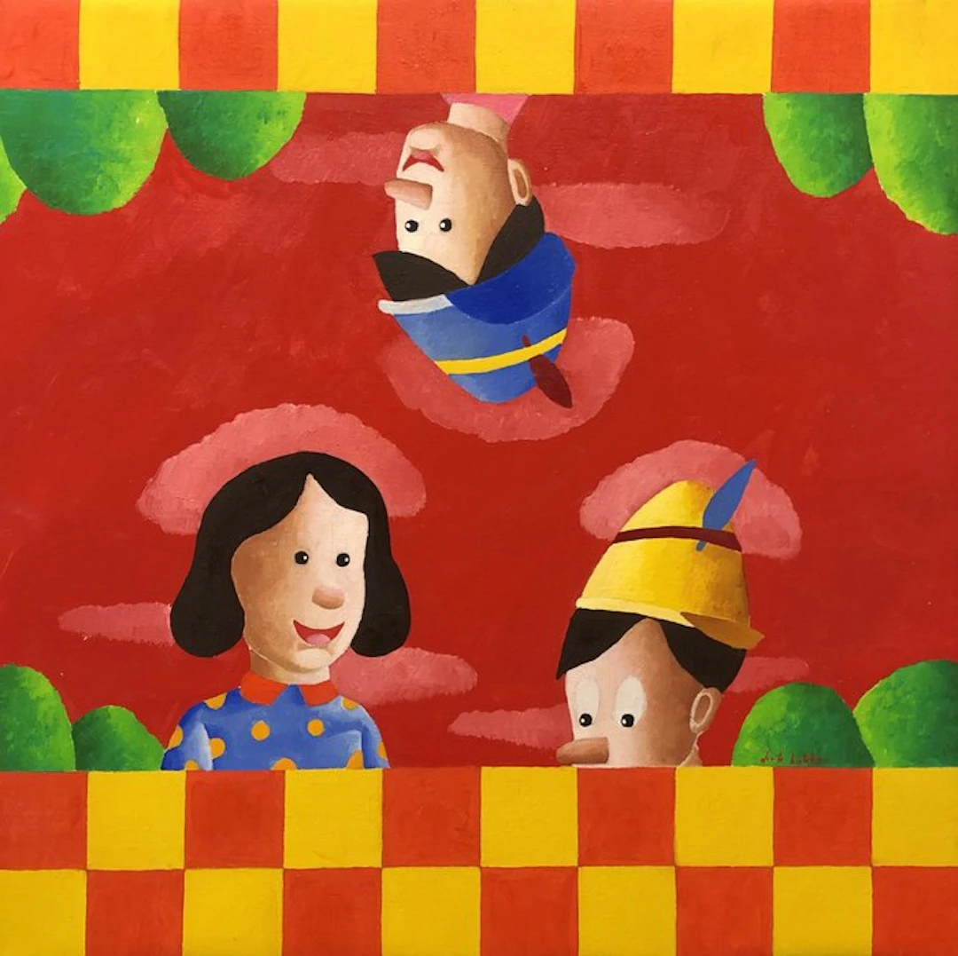 Dirk Bakker (1947-2021) - "Dora & Pinokkio"