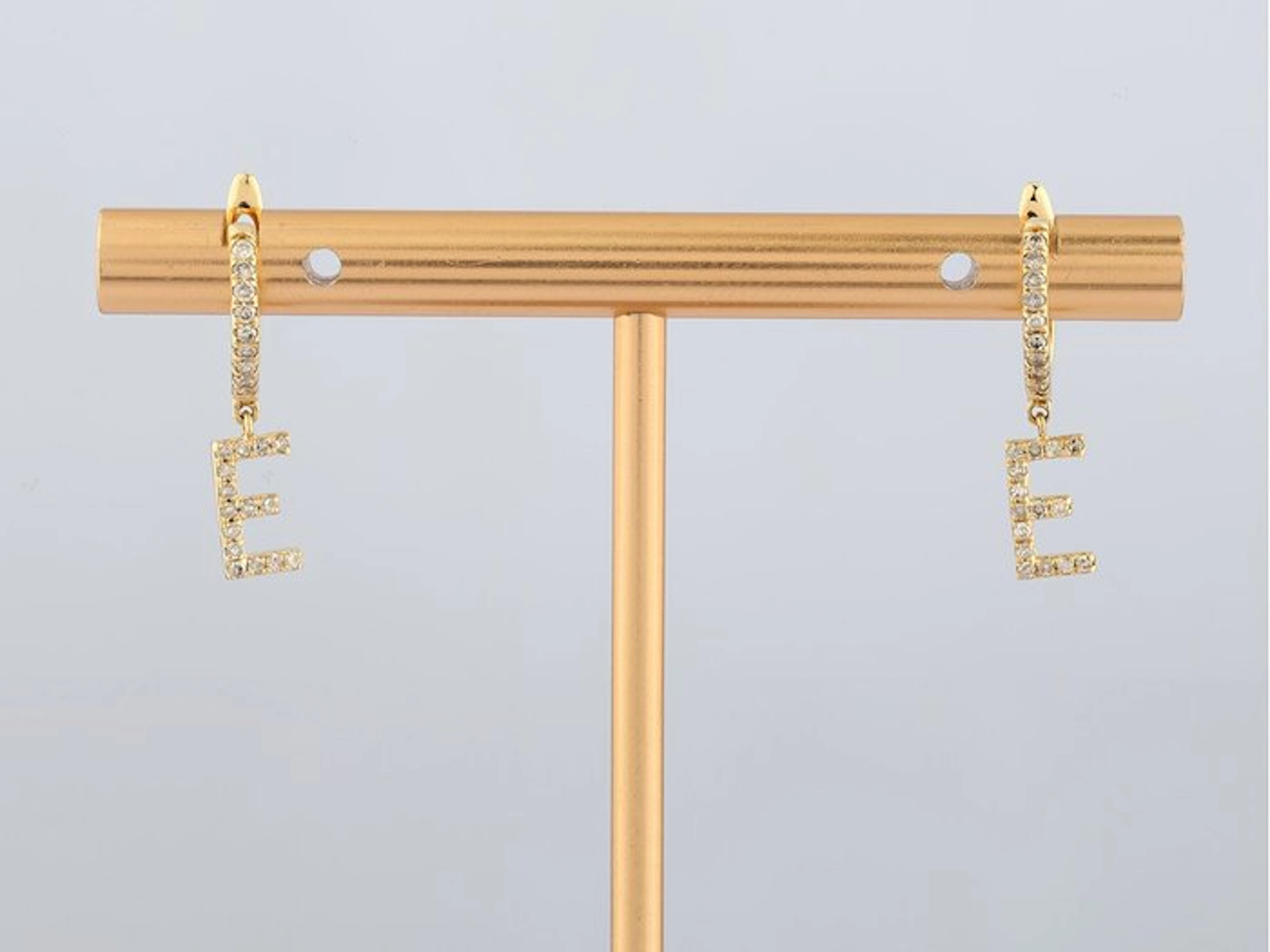 Earrings - 14 kt. Yellow gold - 0.23ct. tw. Diamond (Natural)
