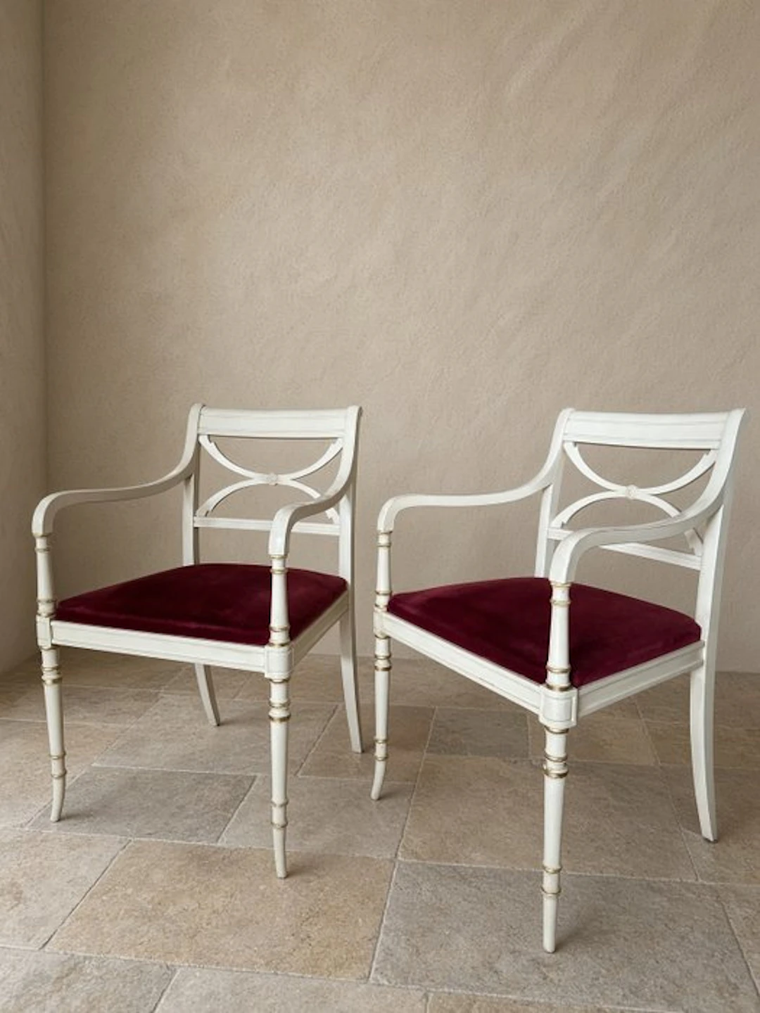 Armchair (2) - A Pair of Late 19th / Early 20th Century...