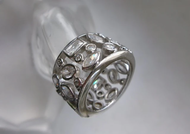 Silver - Ring - Art Deco Style