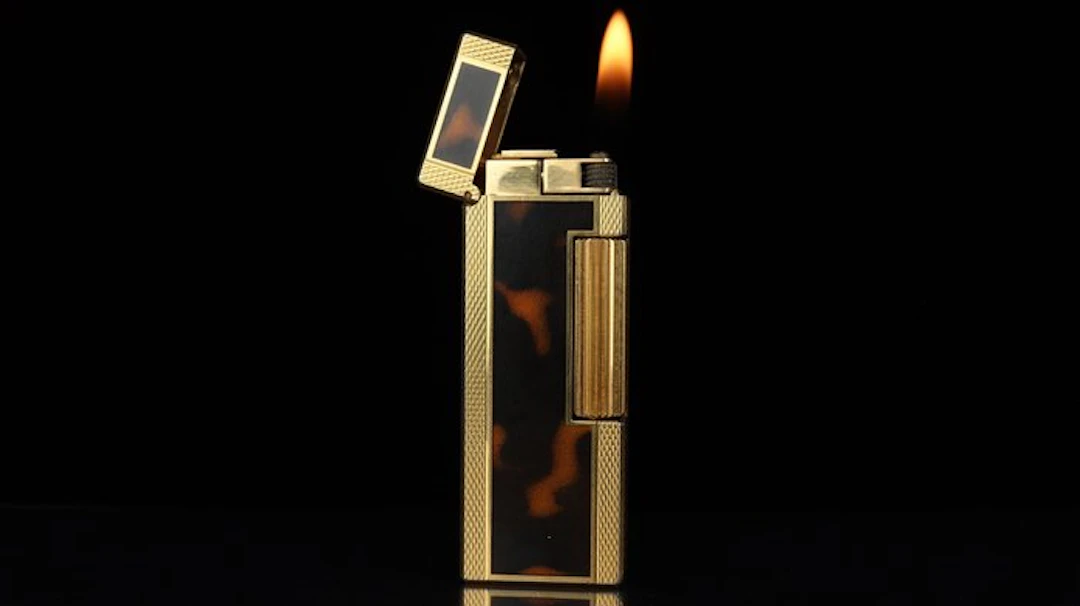 Dunhill - Lacquer Pattern Rollagas Lighter - No reserve...