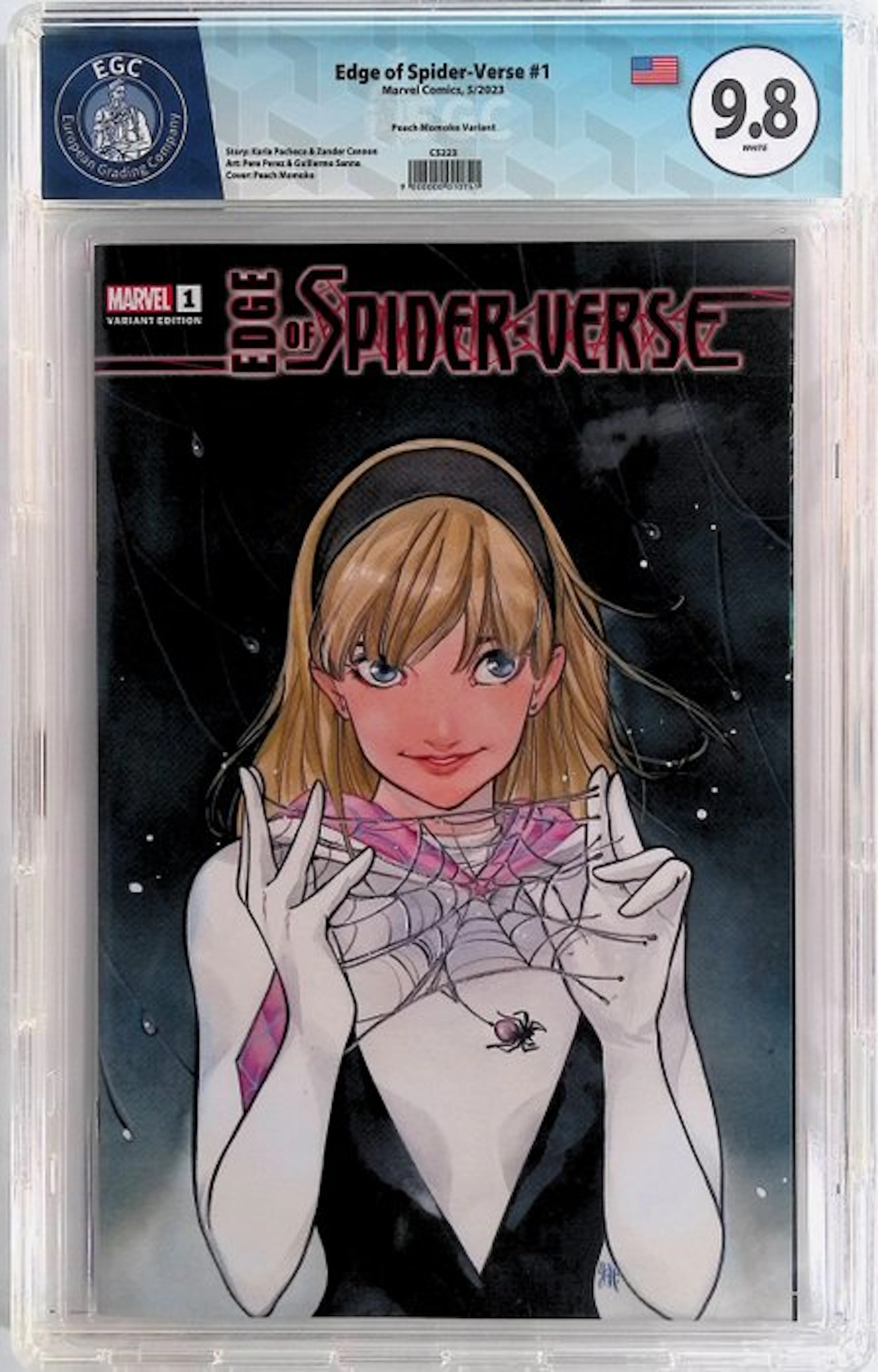 Edge of Spider-Verse #1 - EGC 9.8 - 1 Graded comic - First edition - 2023