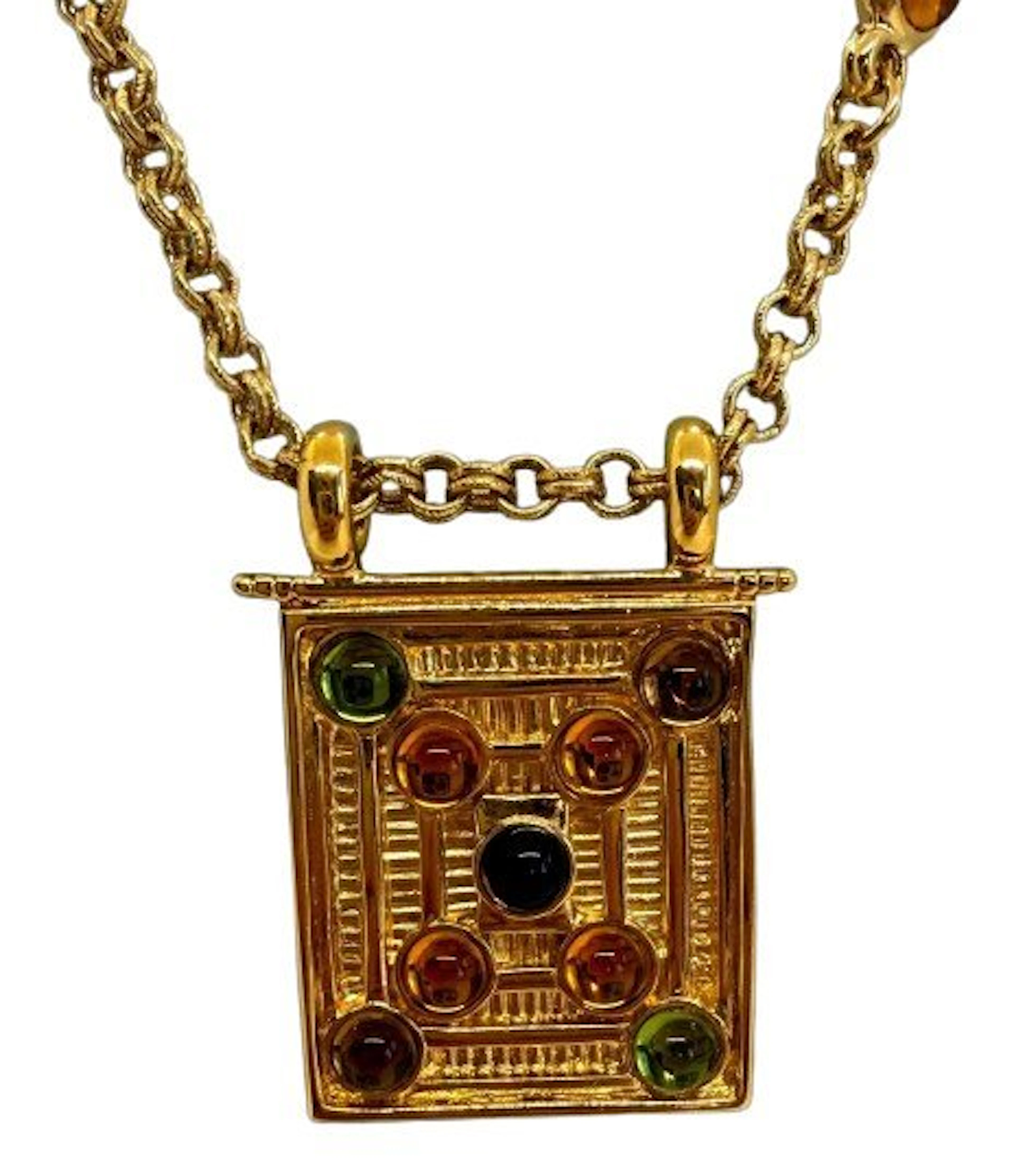 Monet - Gold-plated - Necklace with pendant - 1970s
