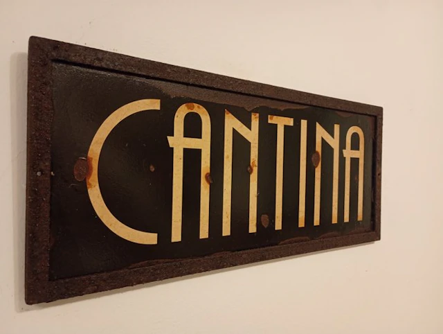 Marchesin insegne Rovigo - Iron sign for Cantina...