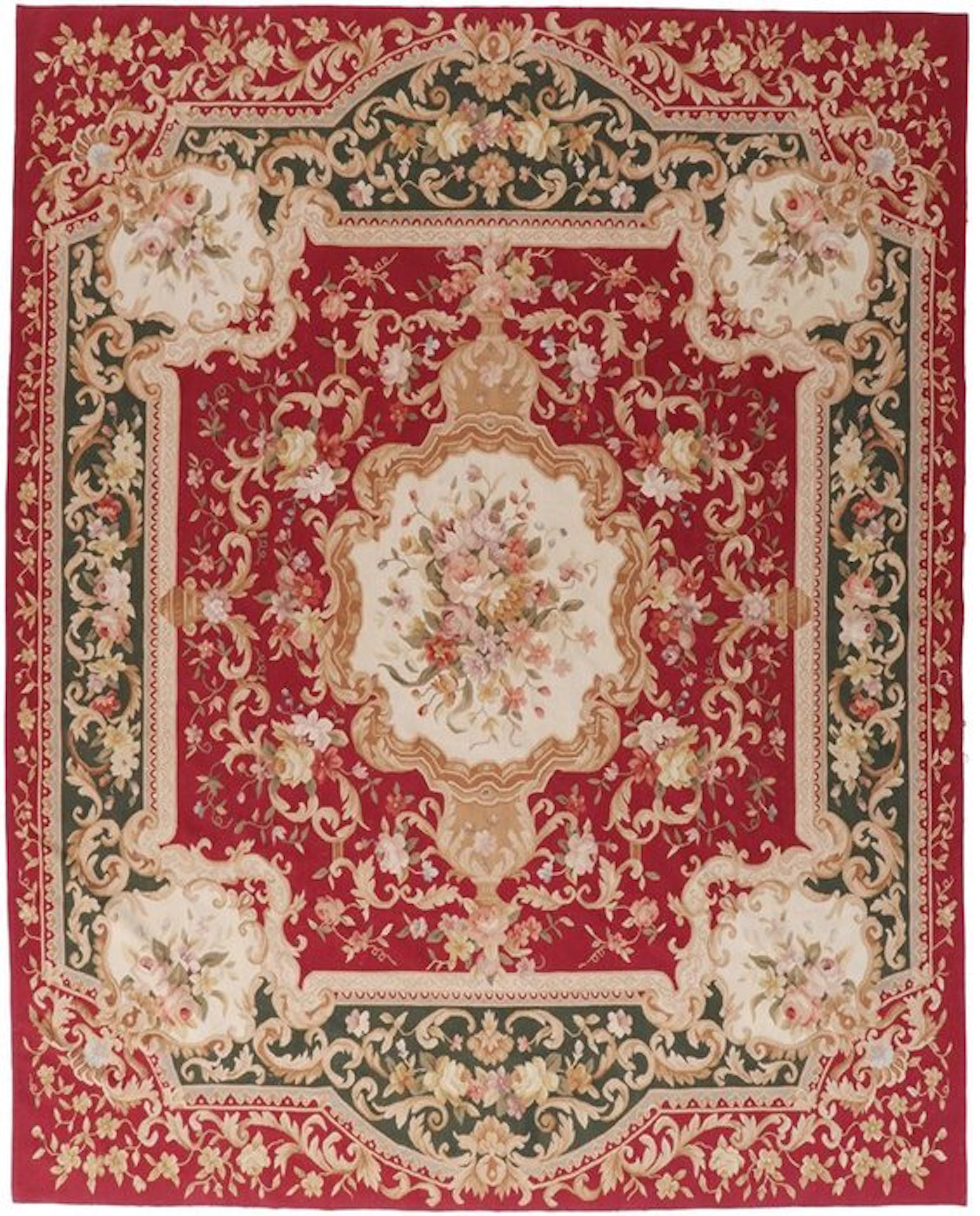 Elegant Aubusson rug