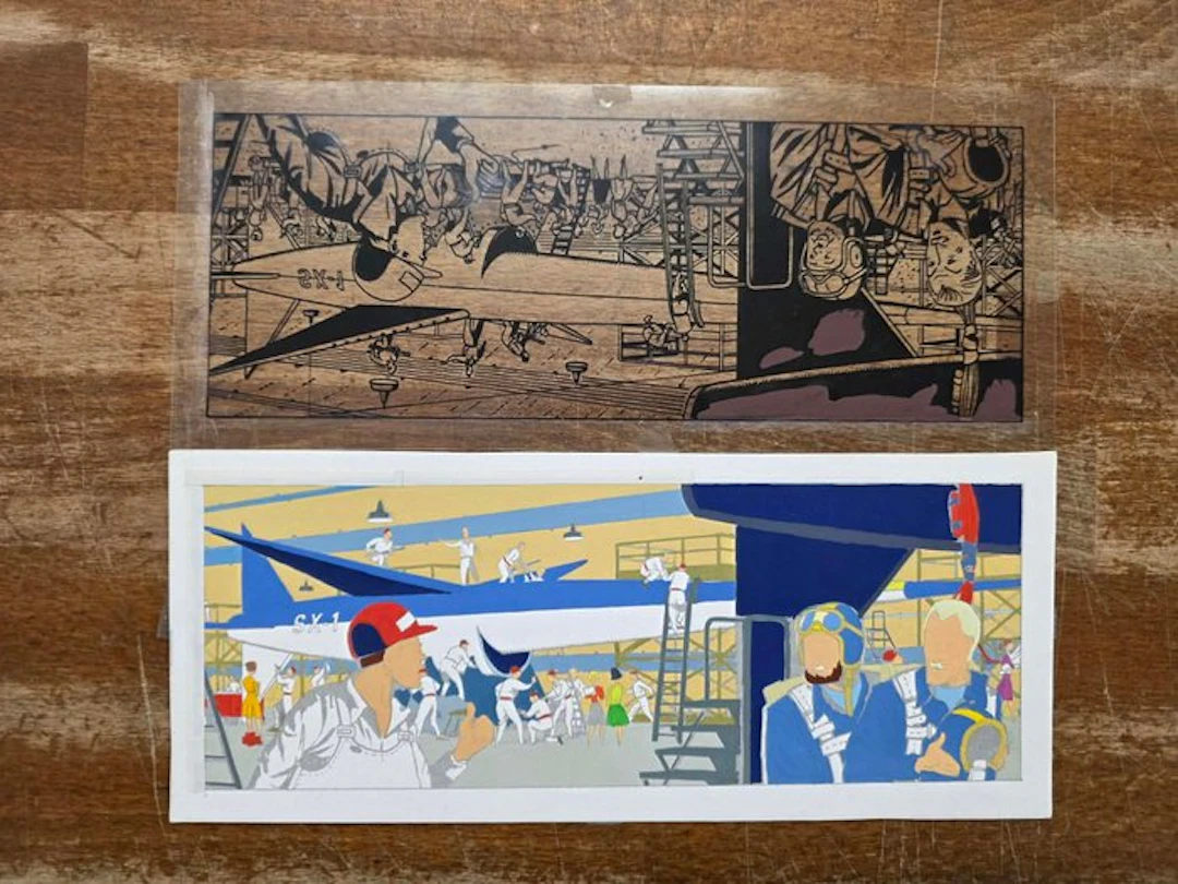 Blake & Mortimer - 1 Original coloring blue