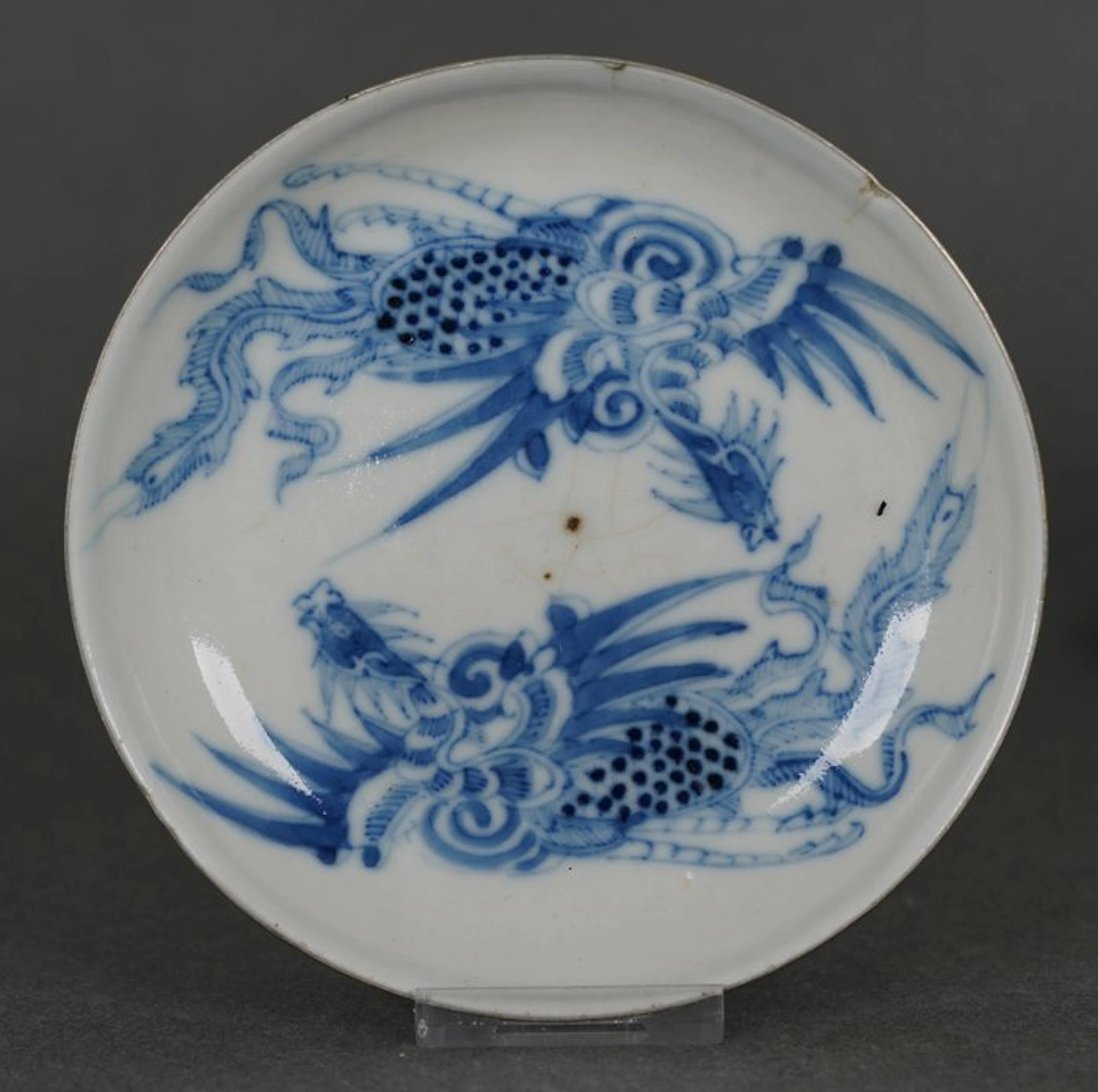 Qing Dynasty (19th Century) - Bowl - Two Phoenixes...