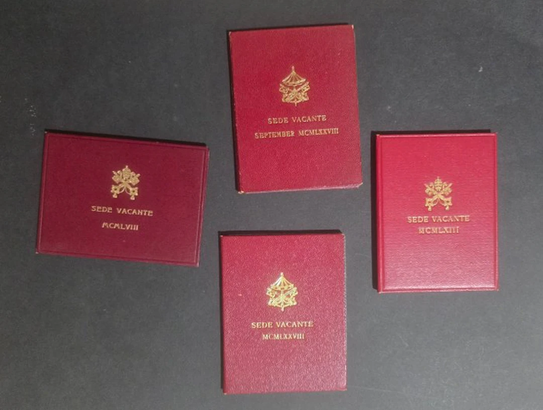 Vatican. 500 Lire 1958, 1963, 1978 e sett 1978 (4 argenti) (No reserve price)