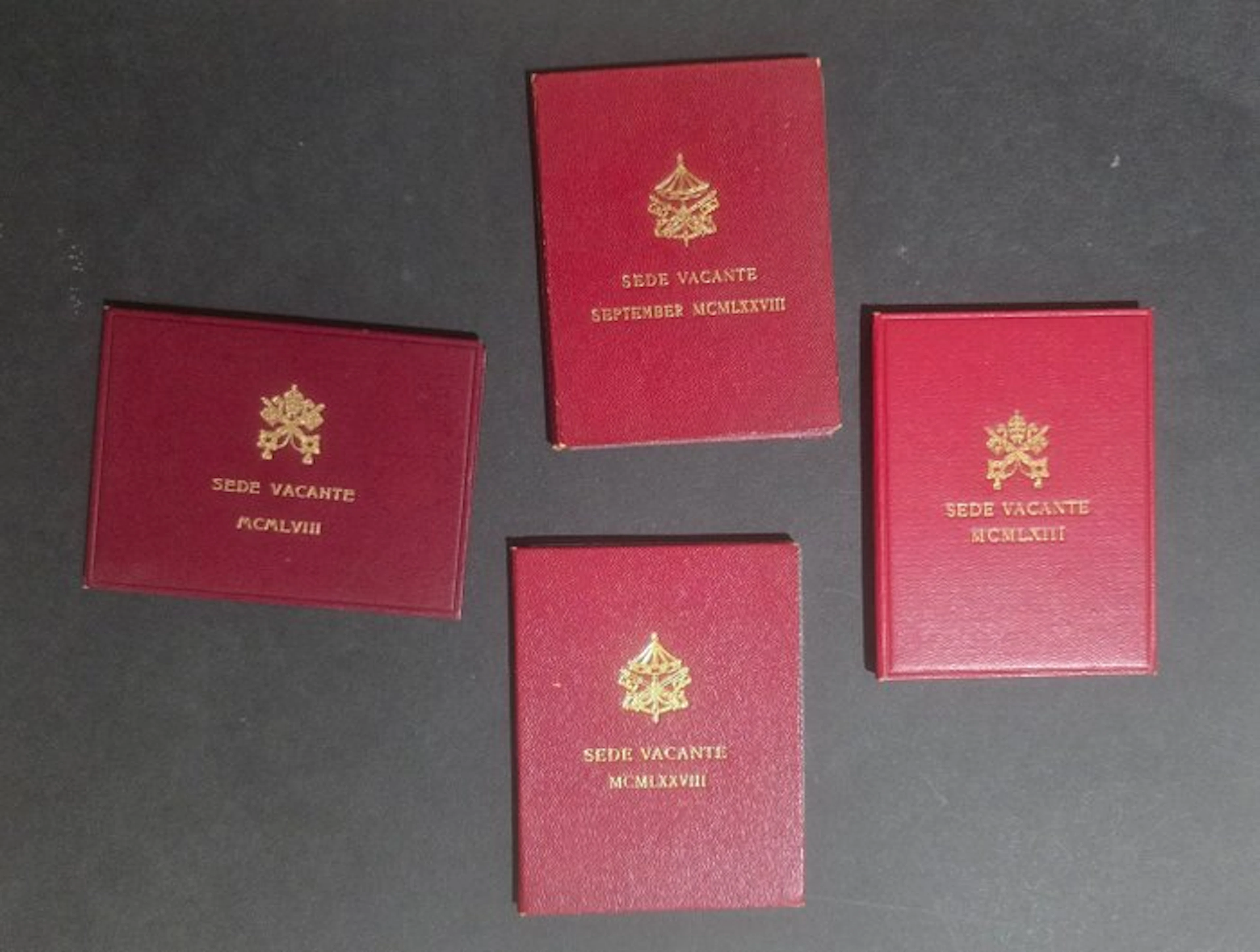 Vatican. 500 Lire 1958, 1963, 1978 e sett 1978 (4 argenti) (No reserve price)