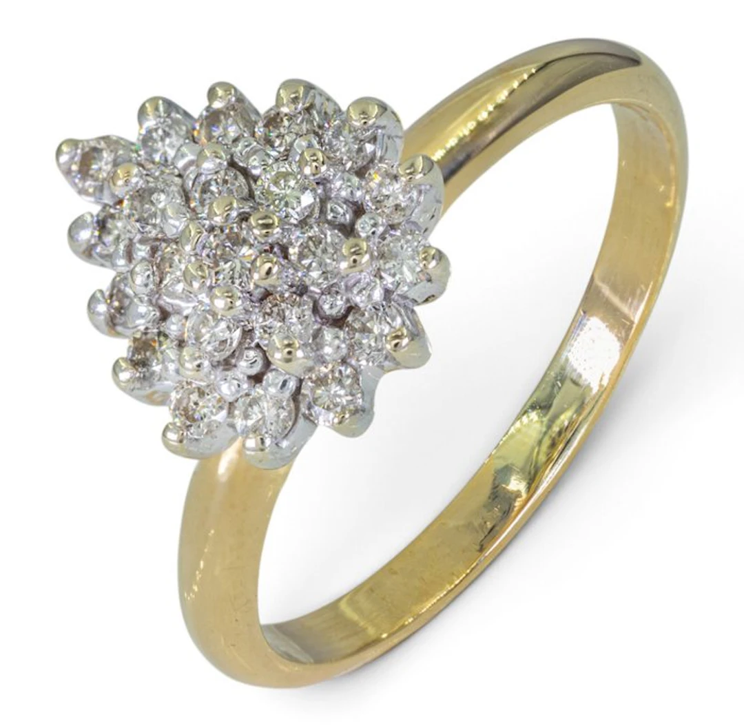 No reserve price - Ring - 14 kt