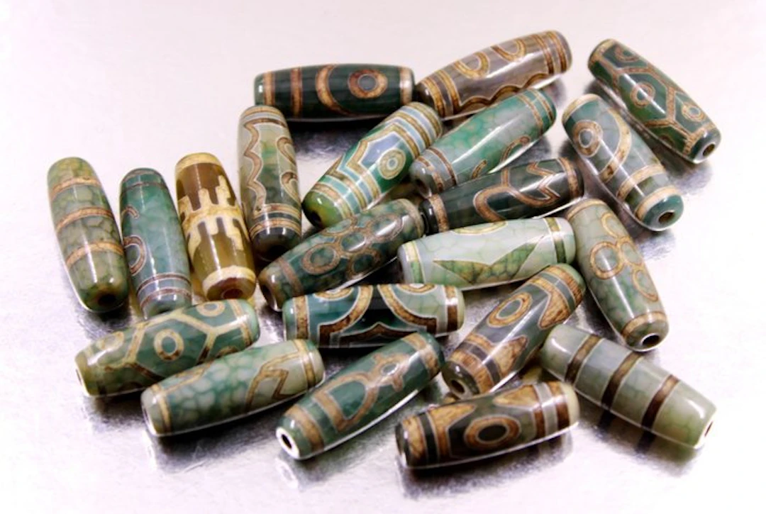 21 Very beautiful Buddhist Sacred Tibetan natural green...