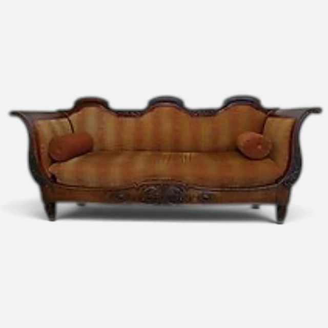 Sofa - Louis Philippe style - Walnut - Louis-Philippe sofa