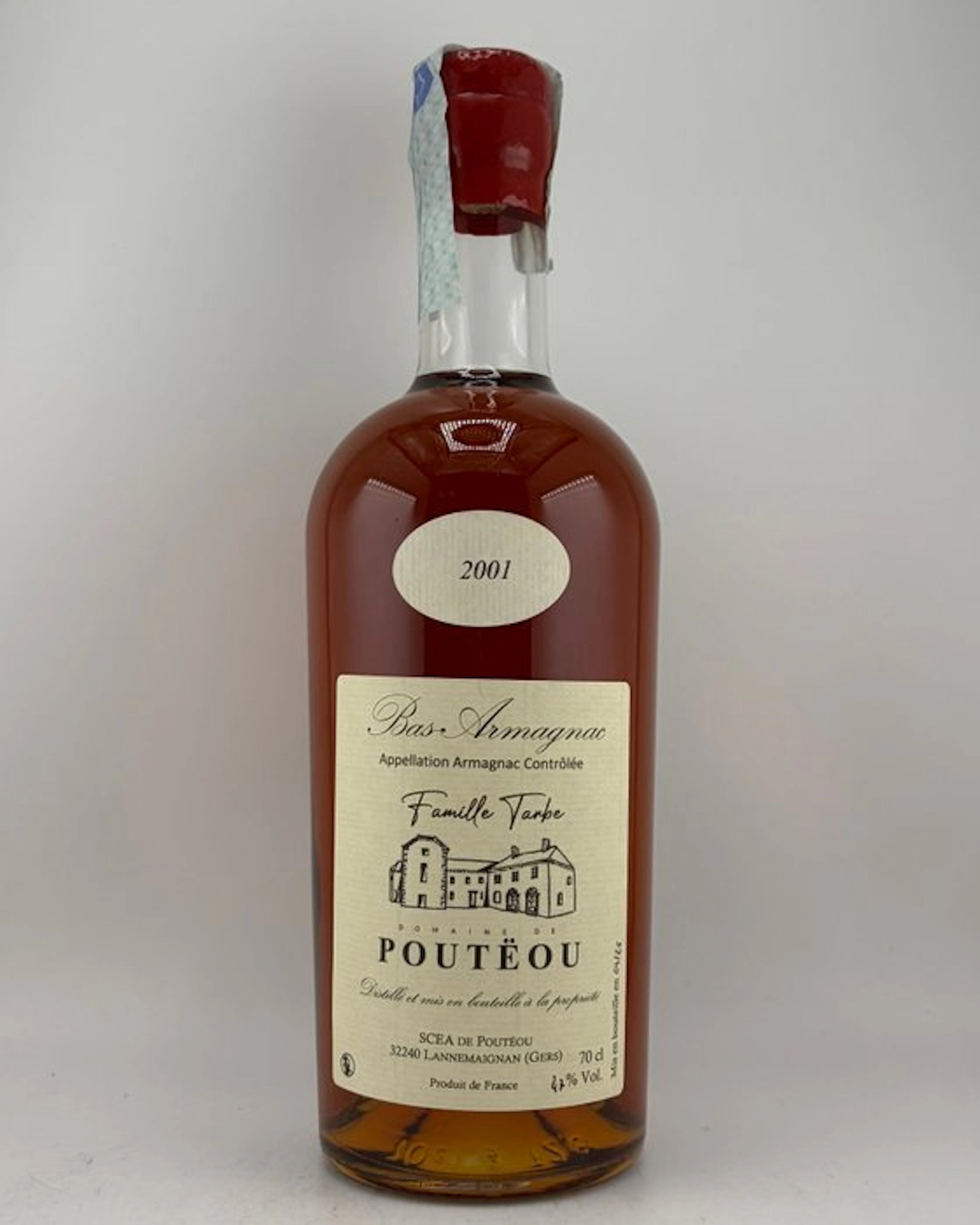 Poutëou 2001 - Bas Armagnac propriétaire - b. 2025 - 70cl