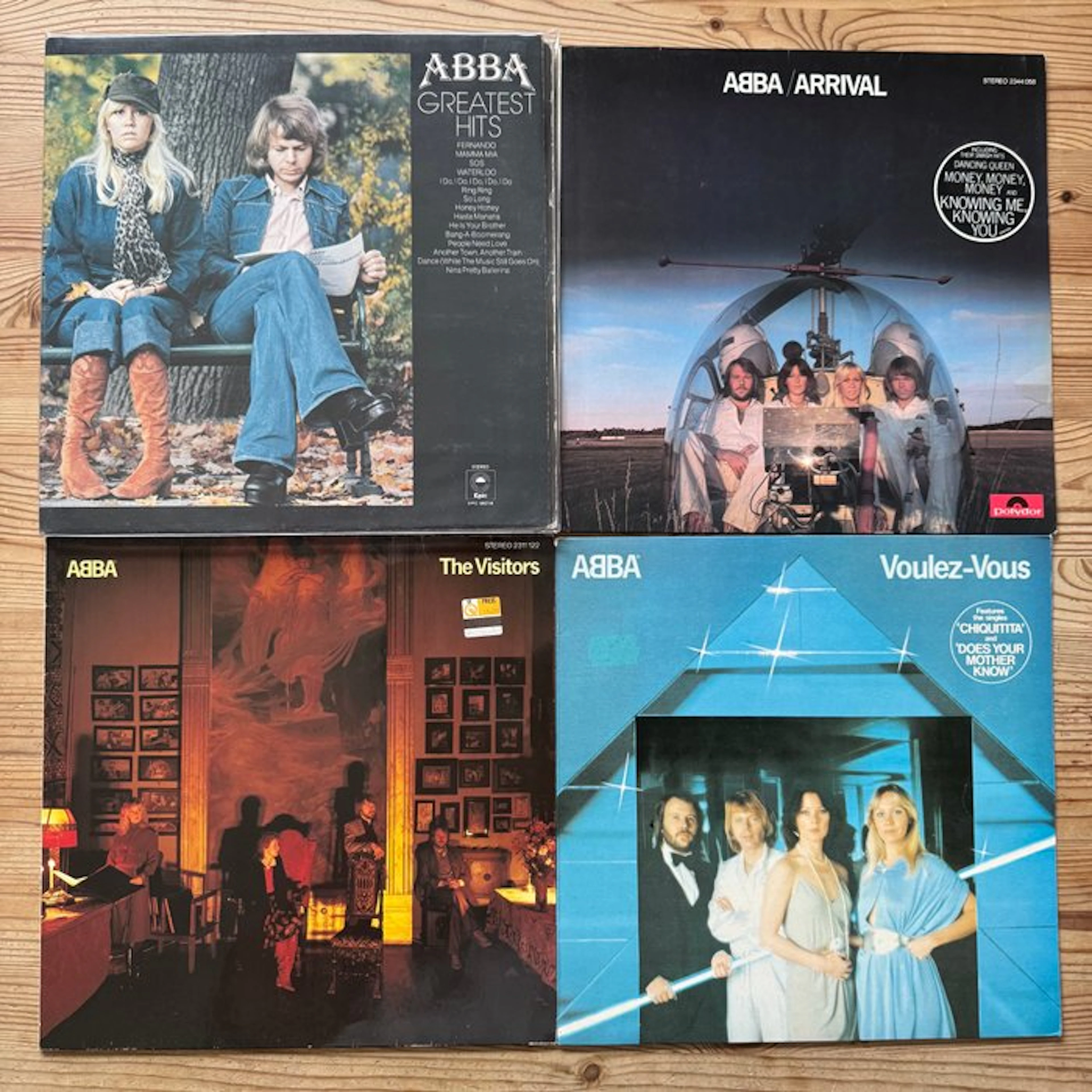 ABBA - 4 great albums from ABBA - Multiple titles - LP...