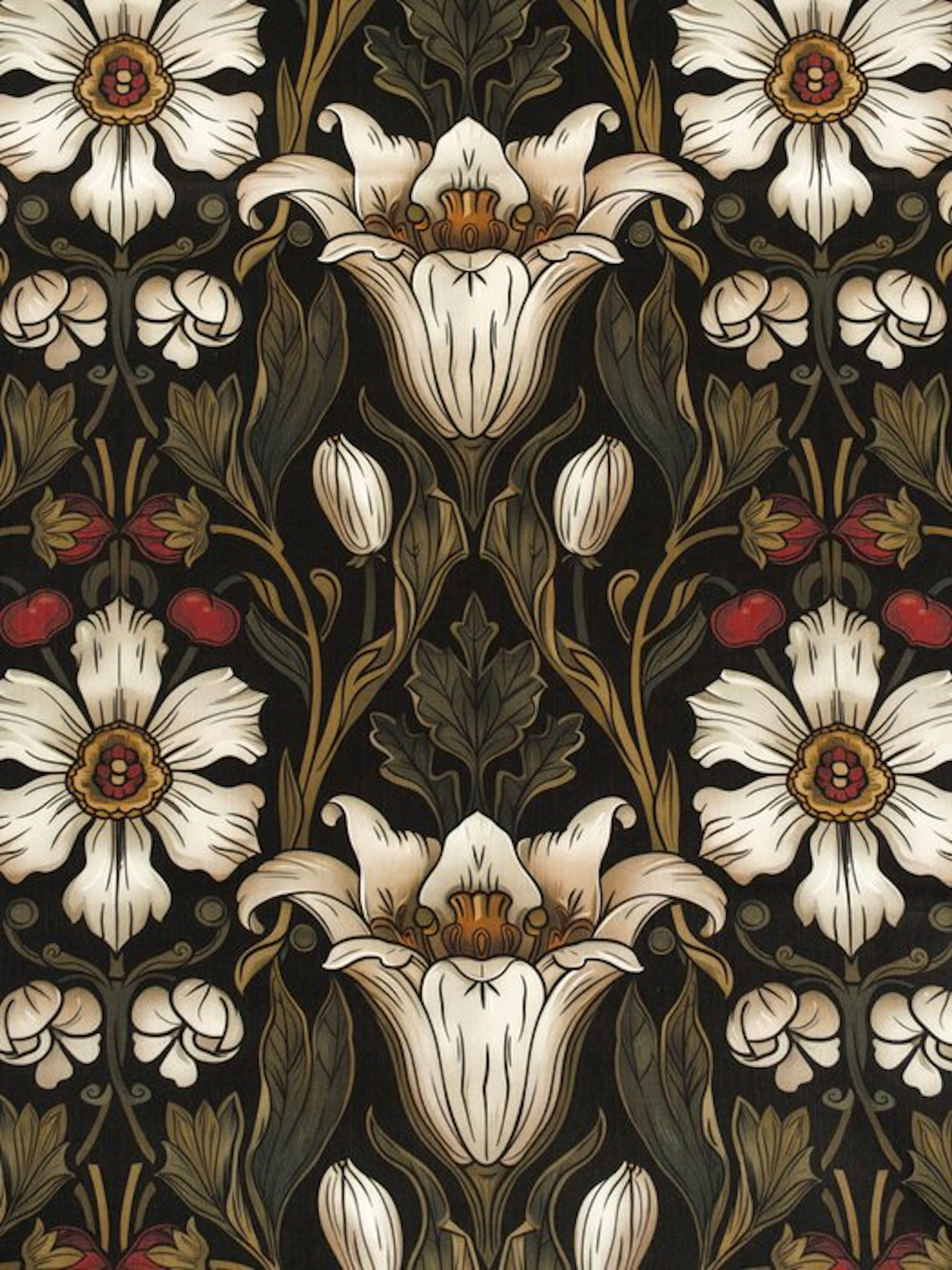 5.50 x 1.40 LAST LOT TexStilArt - Lily Heritage...