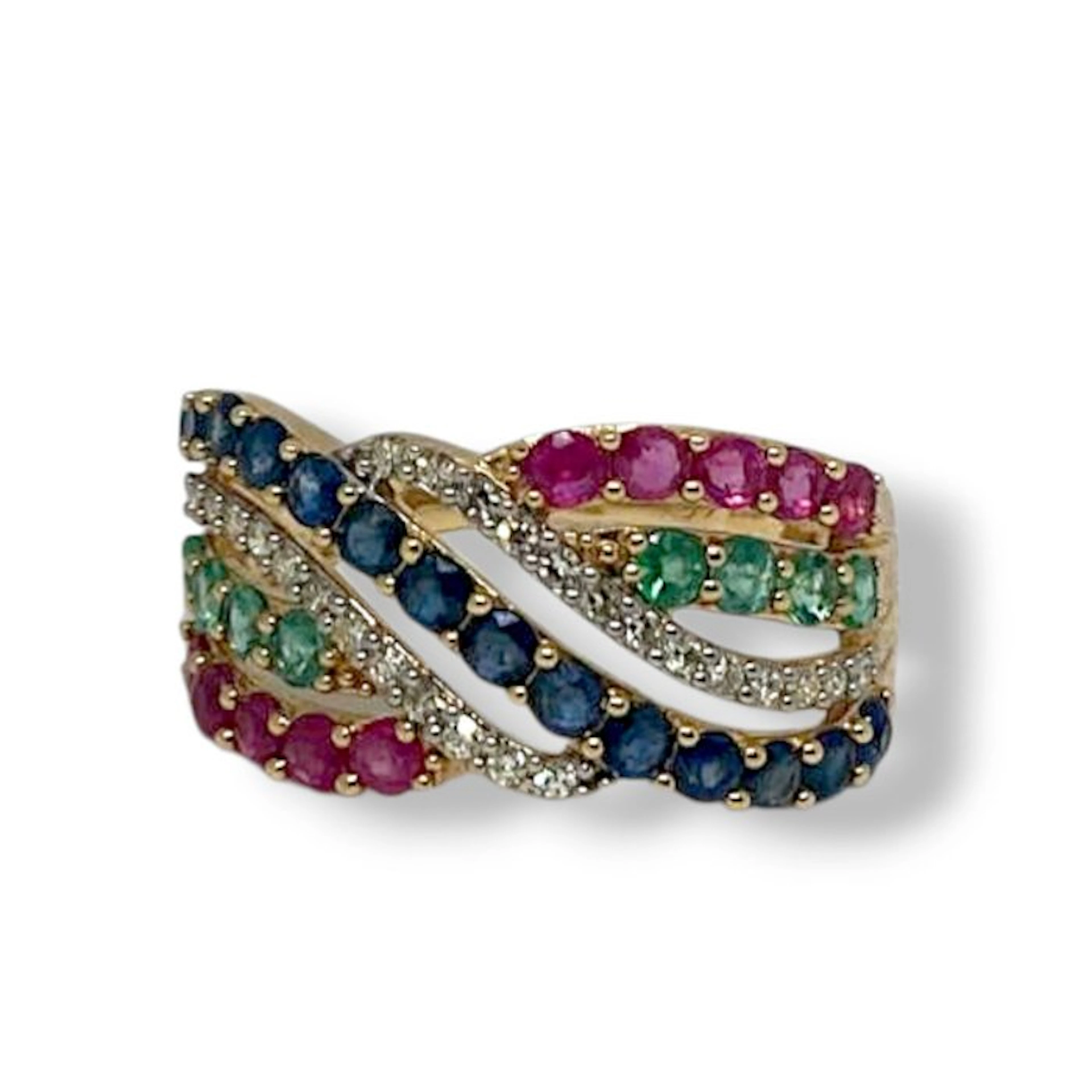 Ring - 18 kt. Yellow gold - 2.26ct. tw.