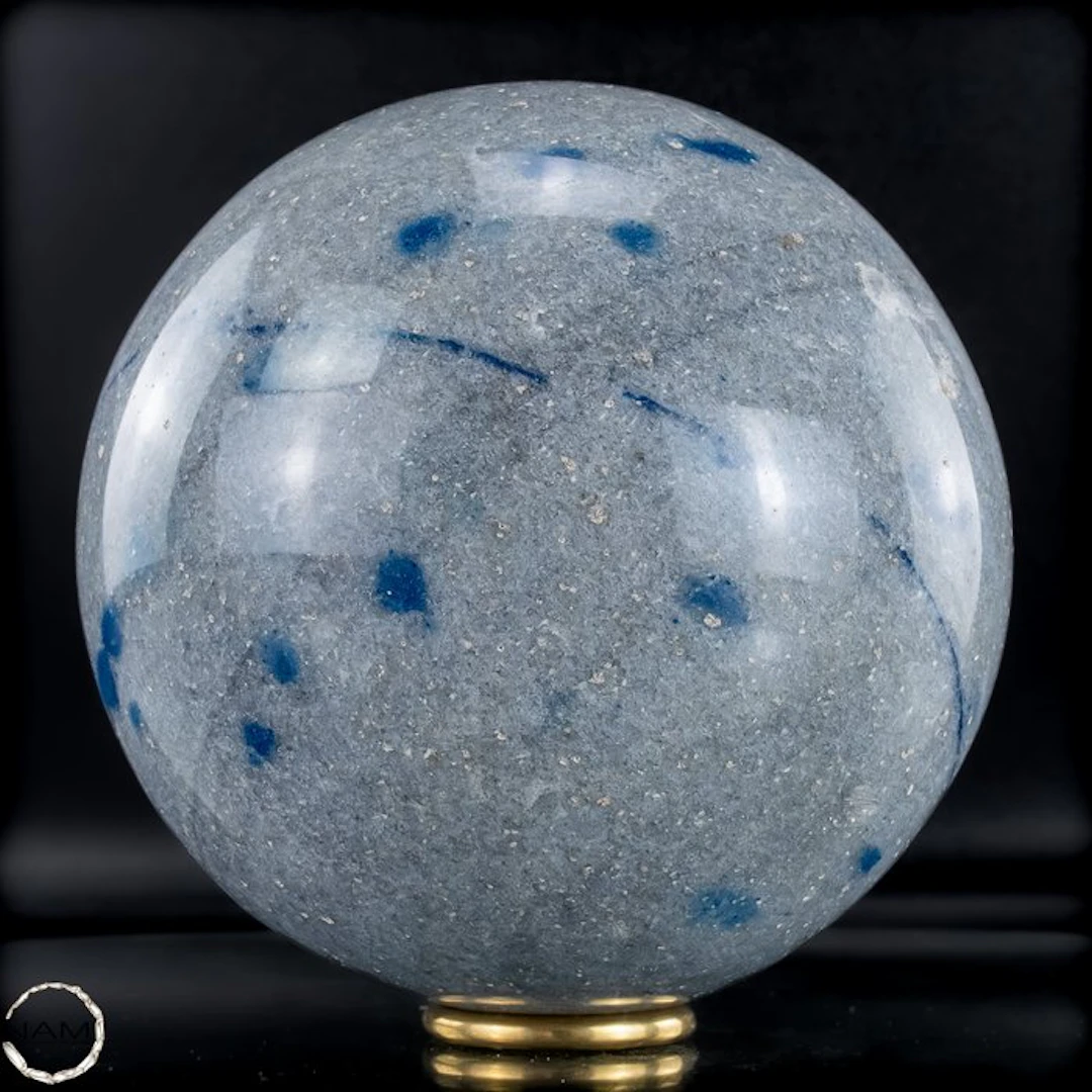 Natural Rare Blue K2 Sphere- 3718.46 g