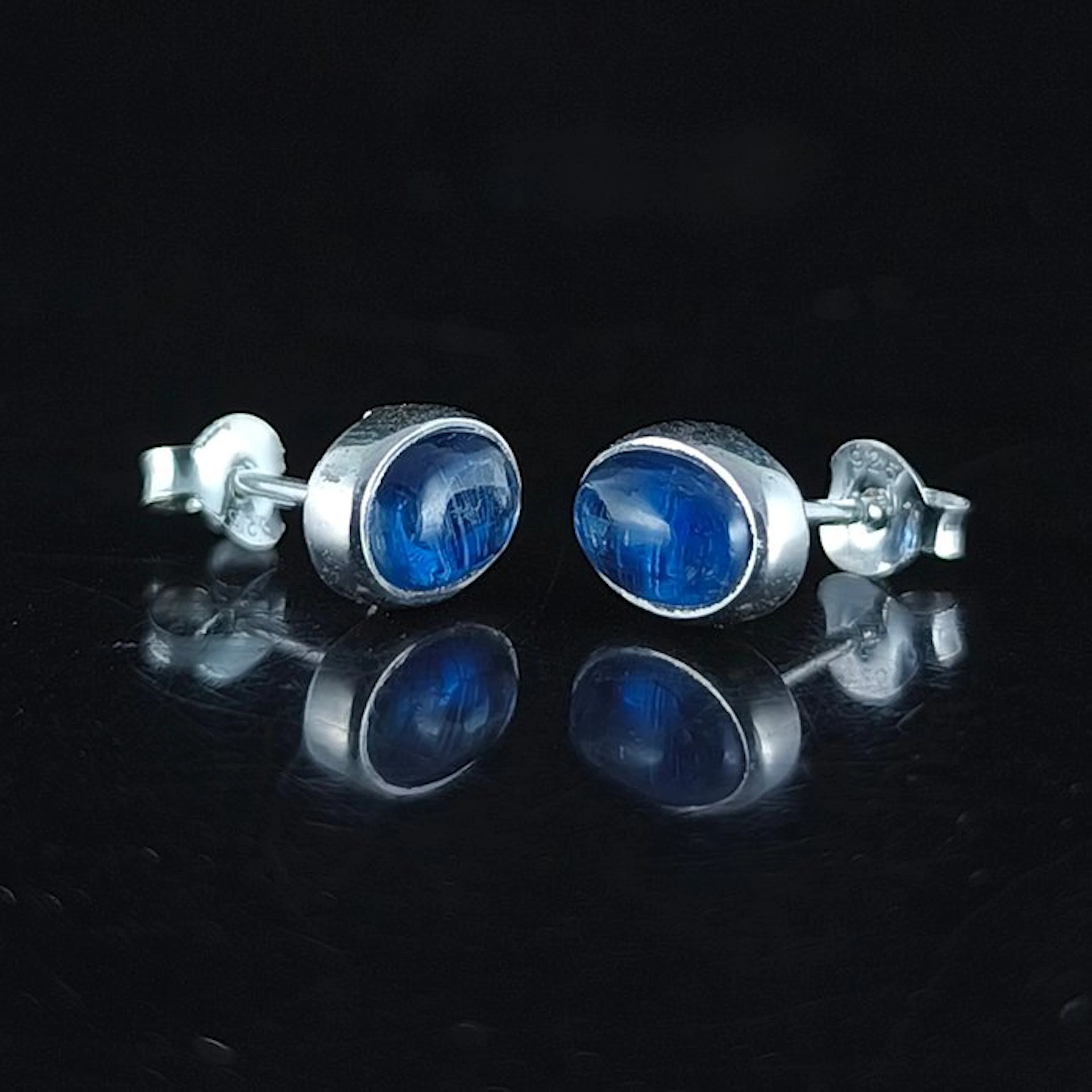 Kyanite - Silver - Earrings