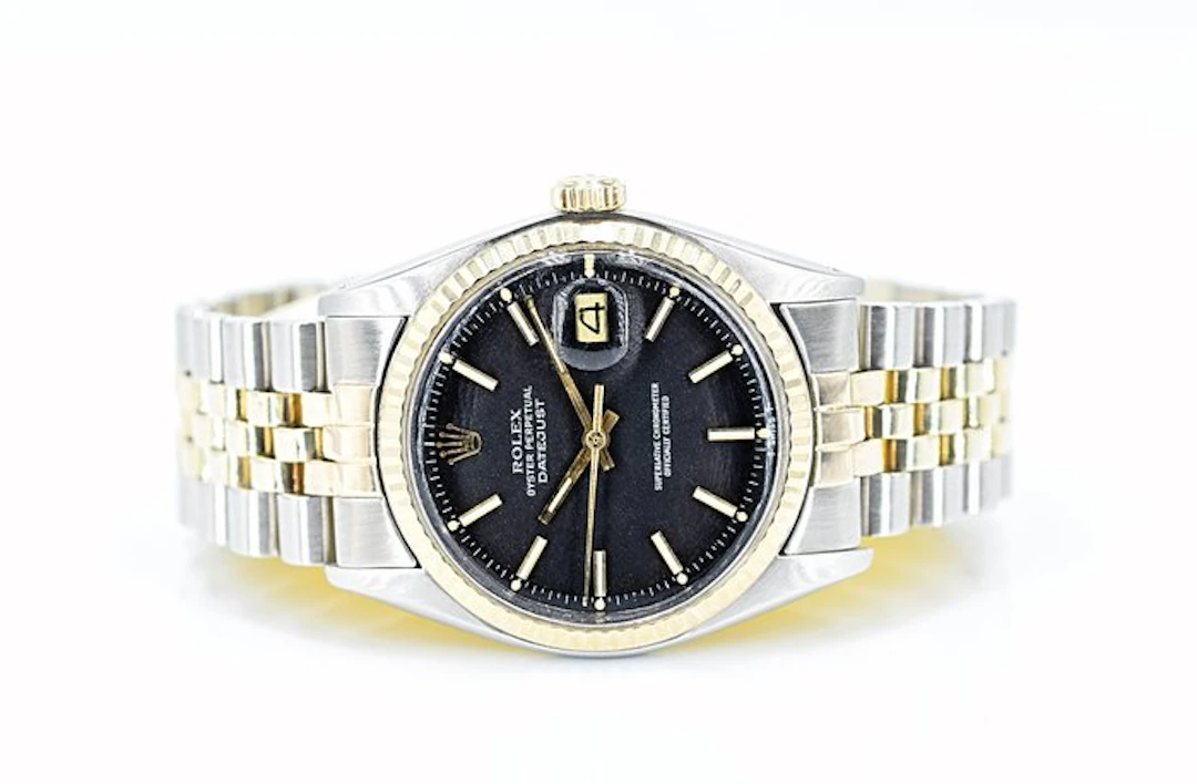 Rolex - Oyster Perpetual Datejust Black Dial - No reserve...