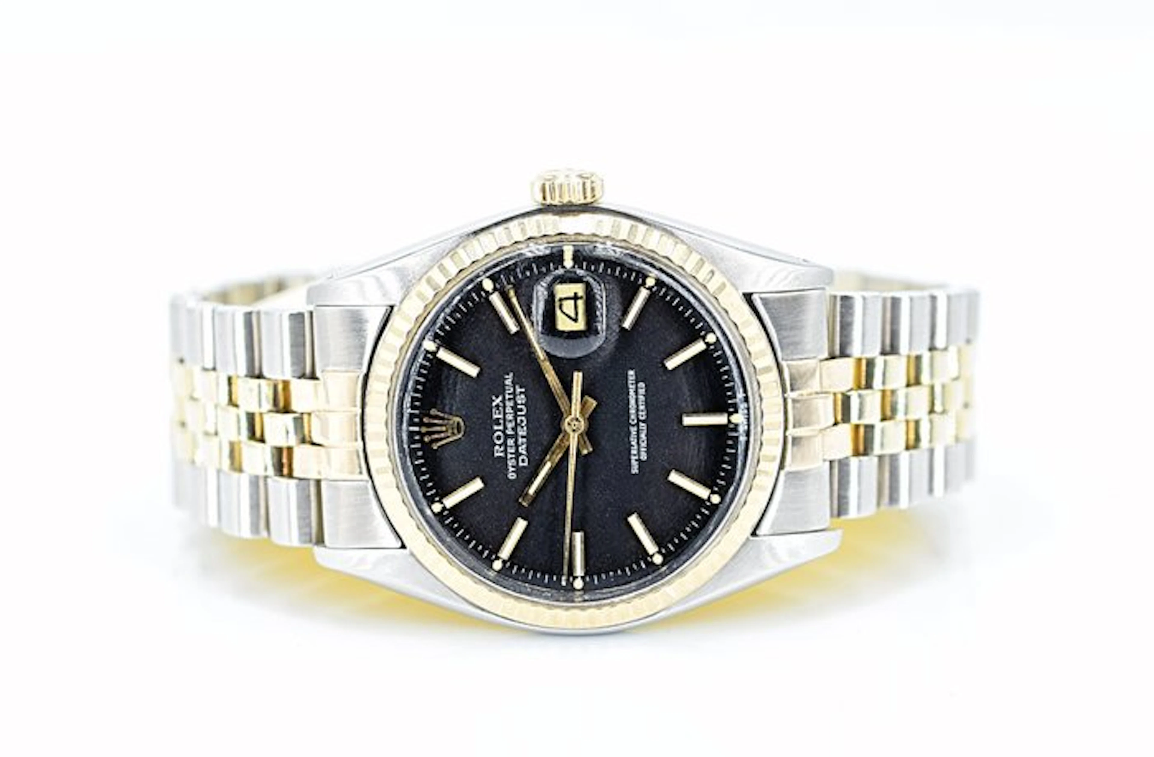 Rolex - Oyster Perpetual Datejust Black Dial - No reserve...