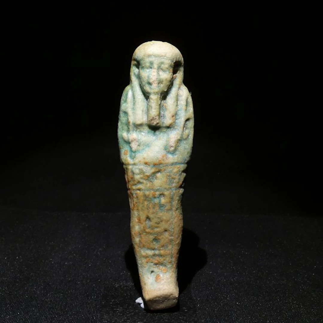 Ancient Egyptian Shabti. 11 cm H. Late Period, 664 - 332 BC Figure - 11 cm