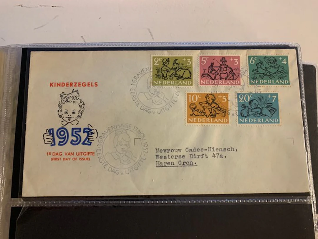 Netherlands 1952/1986 - FDC selection starting at €11 in 2 albums
